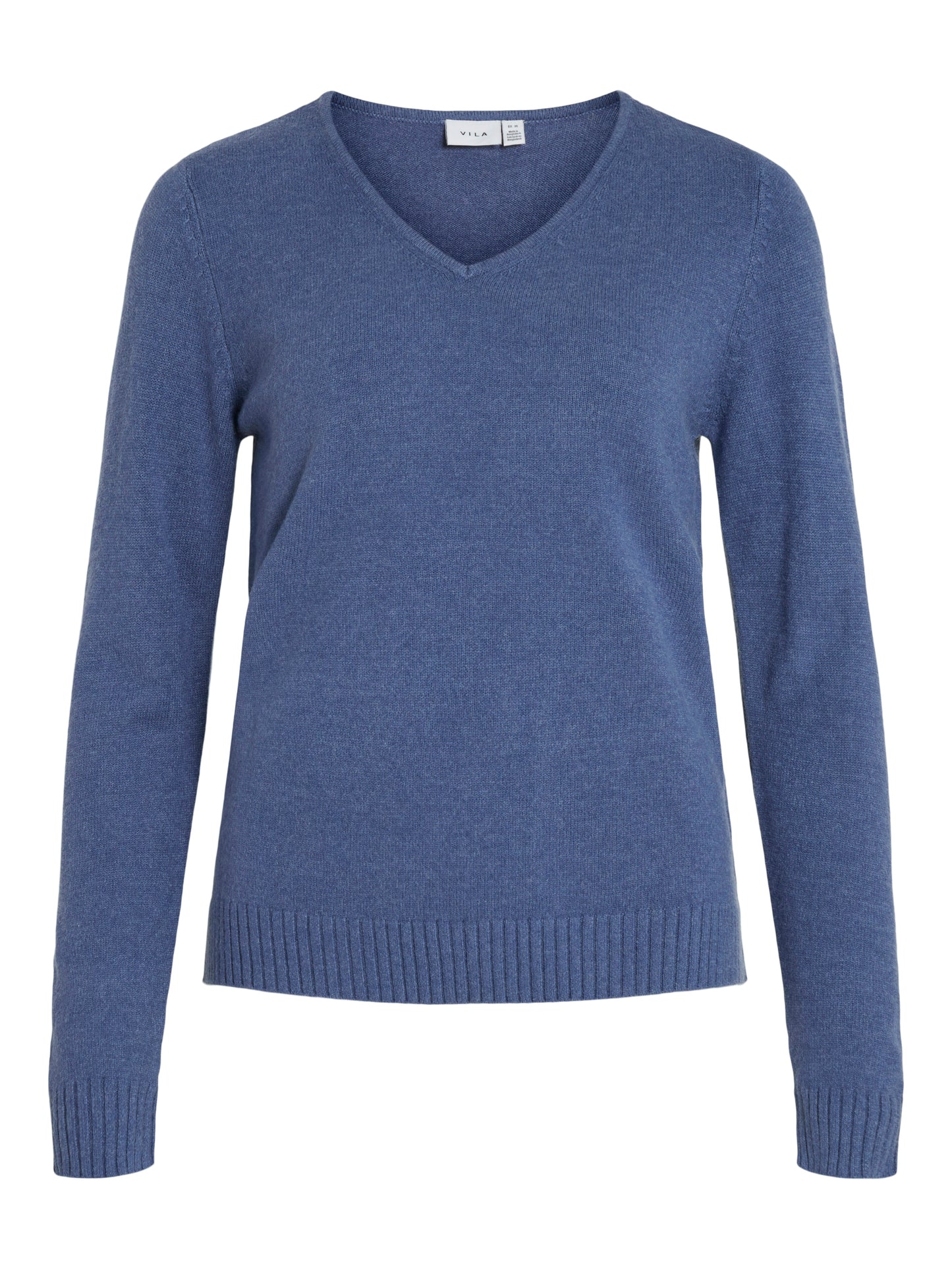 VIRIL V-NECK L/S  KNIT TOP - NOOS