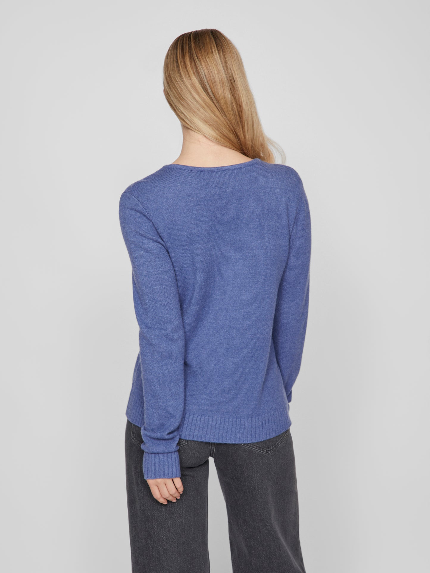 VIRIL V-NECK L/S  KNIT TOP - NOOS