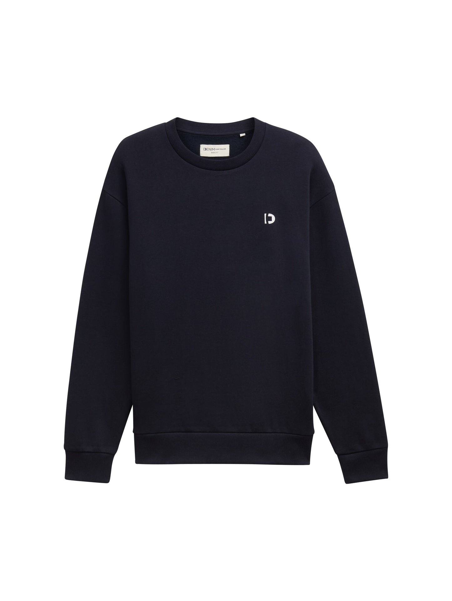 Basic Sweatshirt mit Logo Print