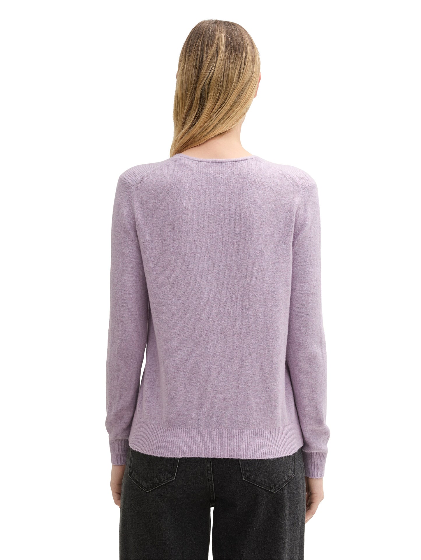 Weicher Strick Pullover mit Wollanteil