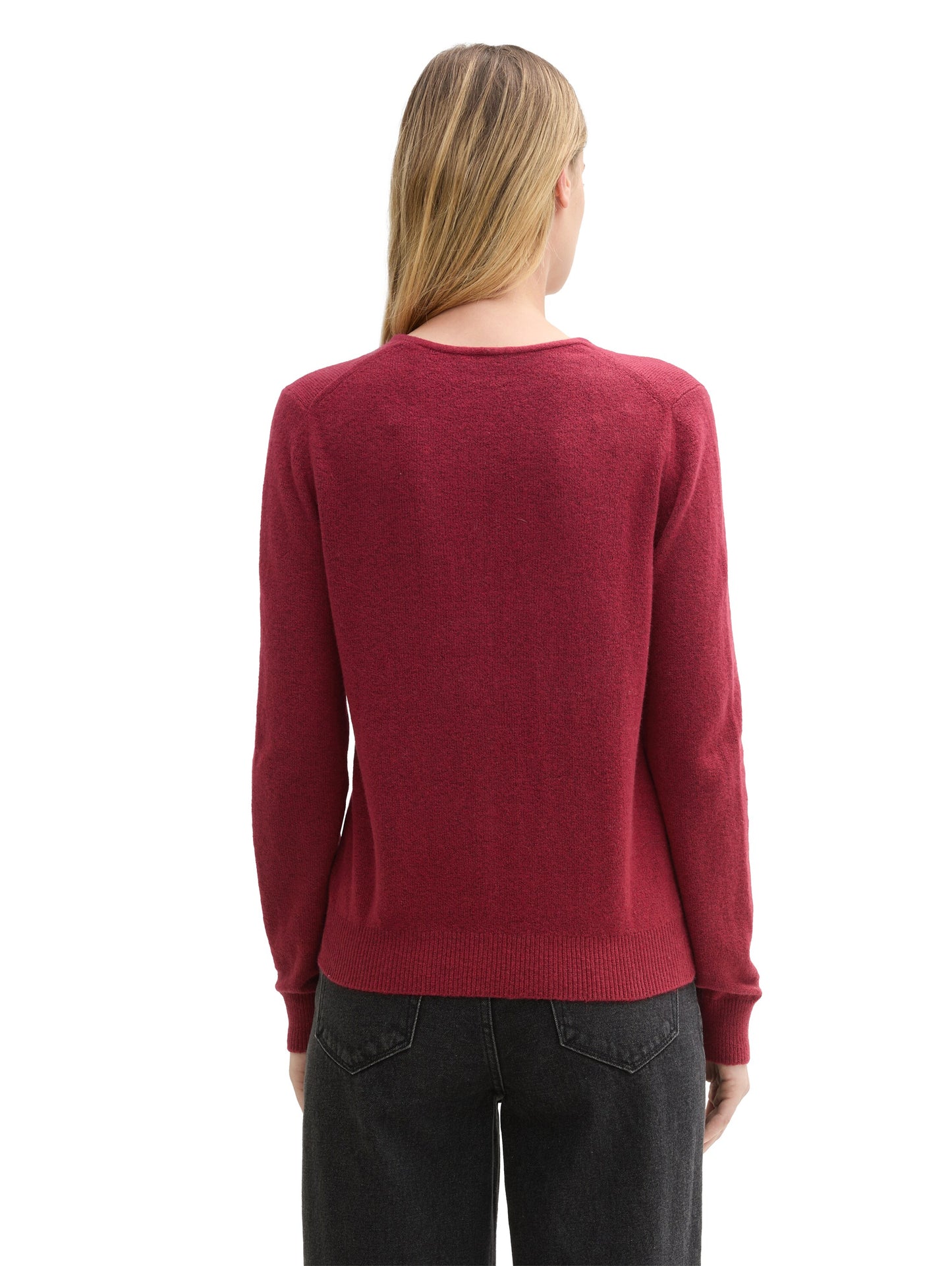 Weicher Strick Pullover mit Wollanteil