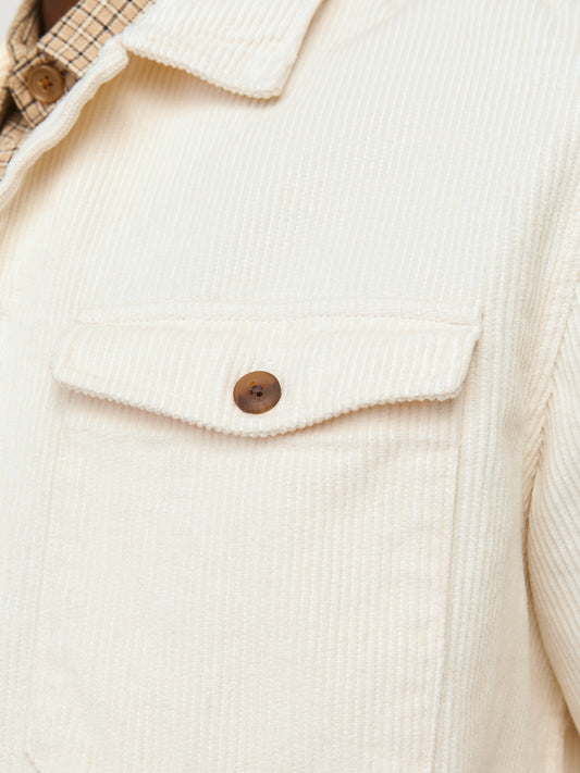JJEEDDIE CORDUROY OVERSHIRT LS SN