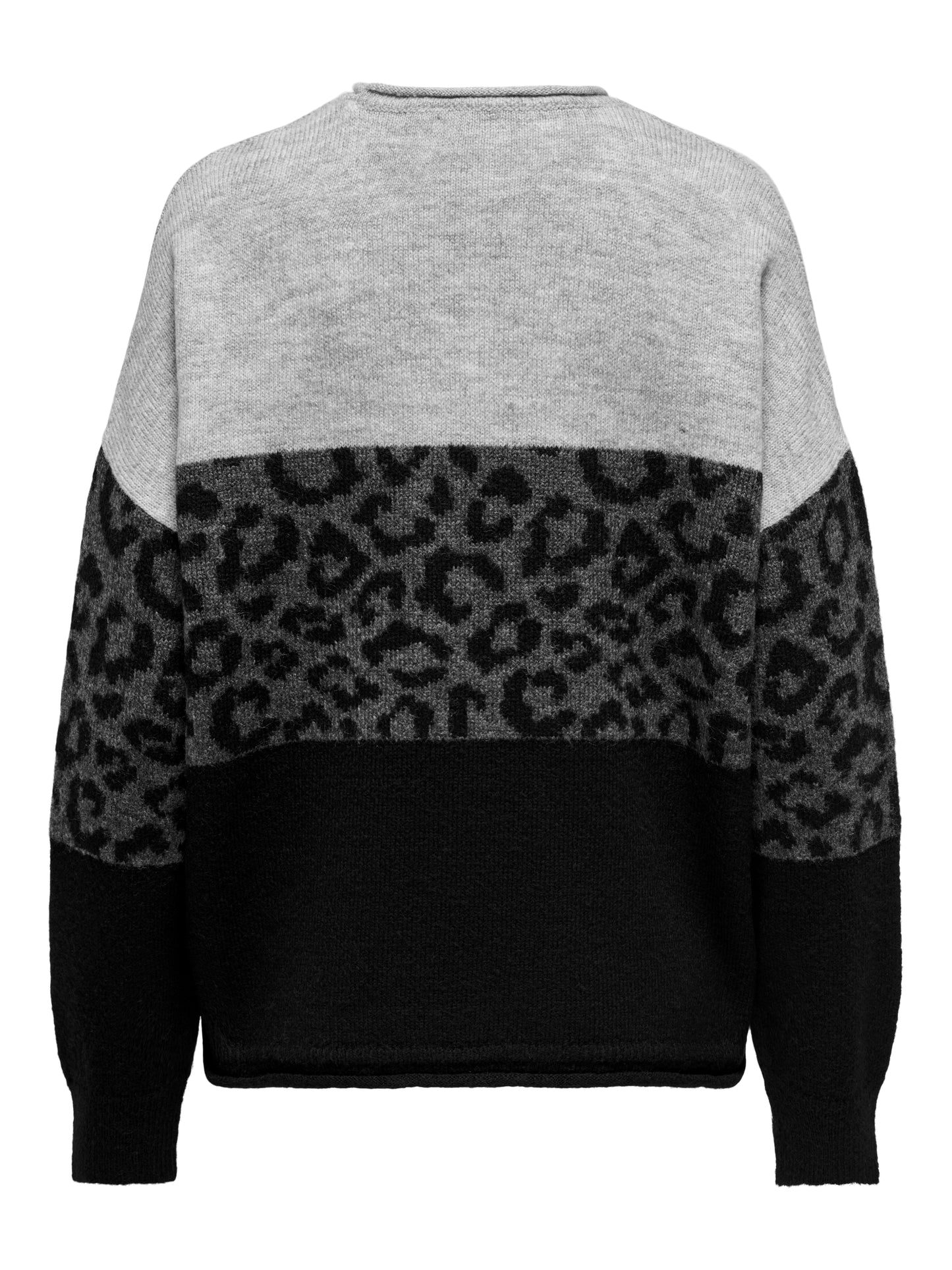 ONLJADE ANIMAL LS O-NECK KNT NOOS