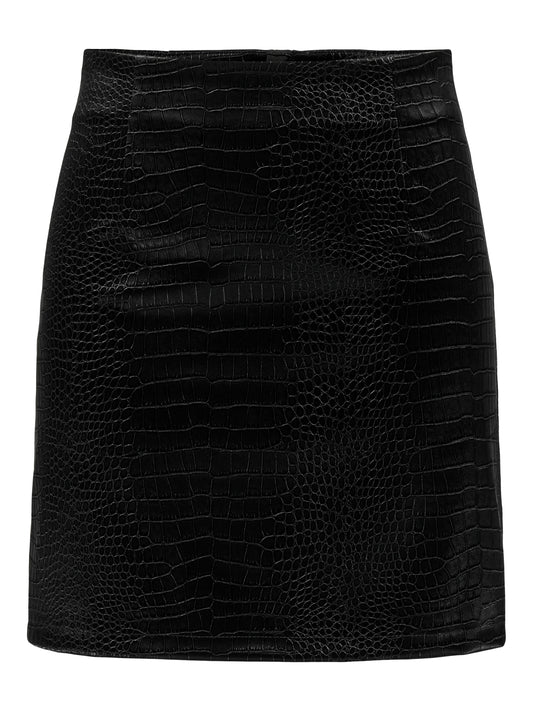 JDYALMA PU CROCO SKIRT WVN