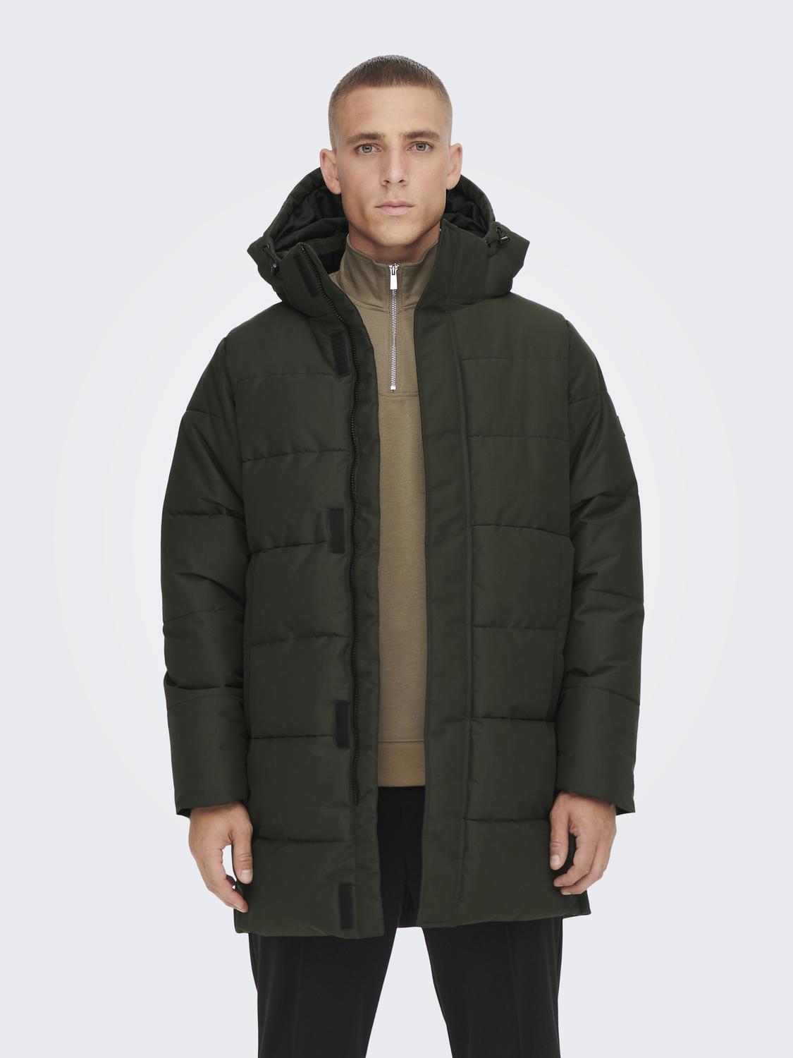 ONSCARL LIFE LONG QUILTED COAT OTW NOOS