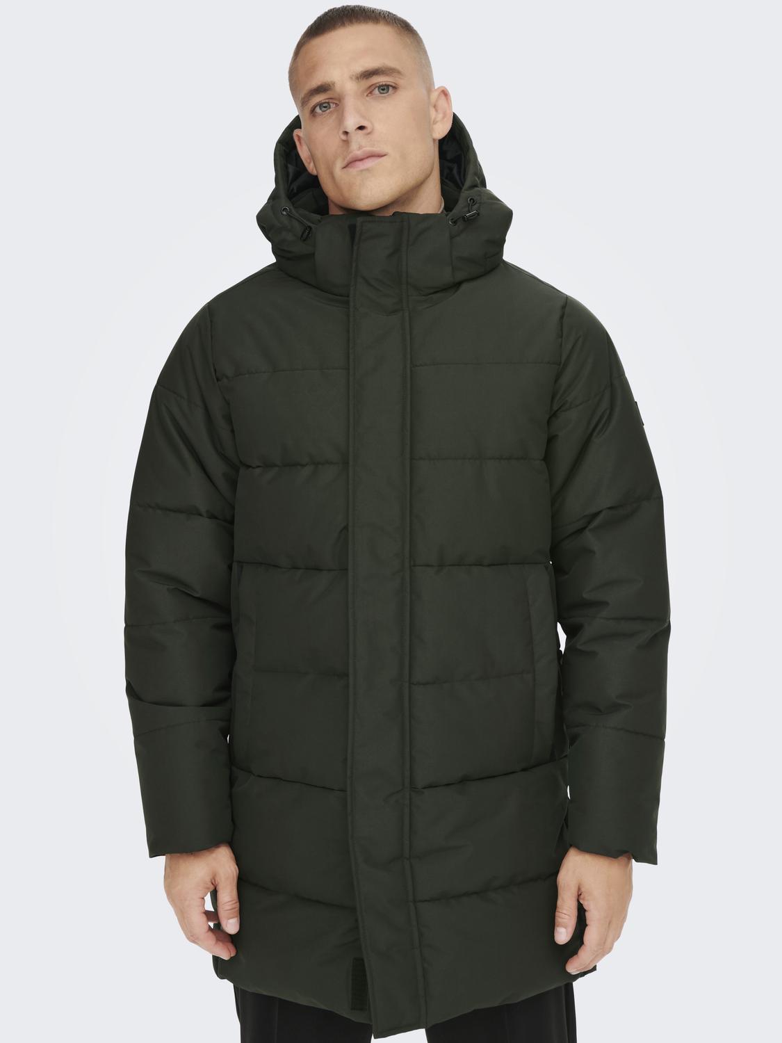 ONSCARL LIFE LONG QUILTED COAT OTW NOOS