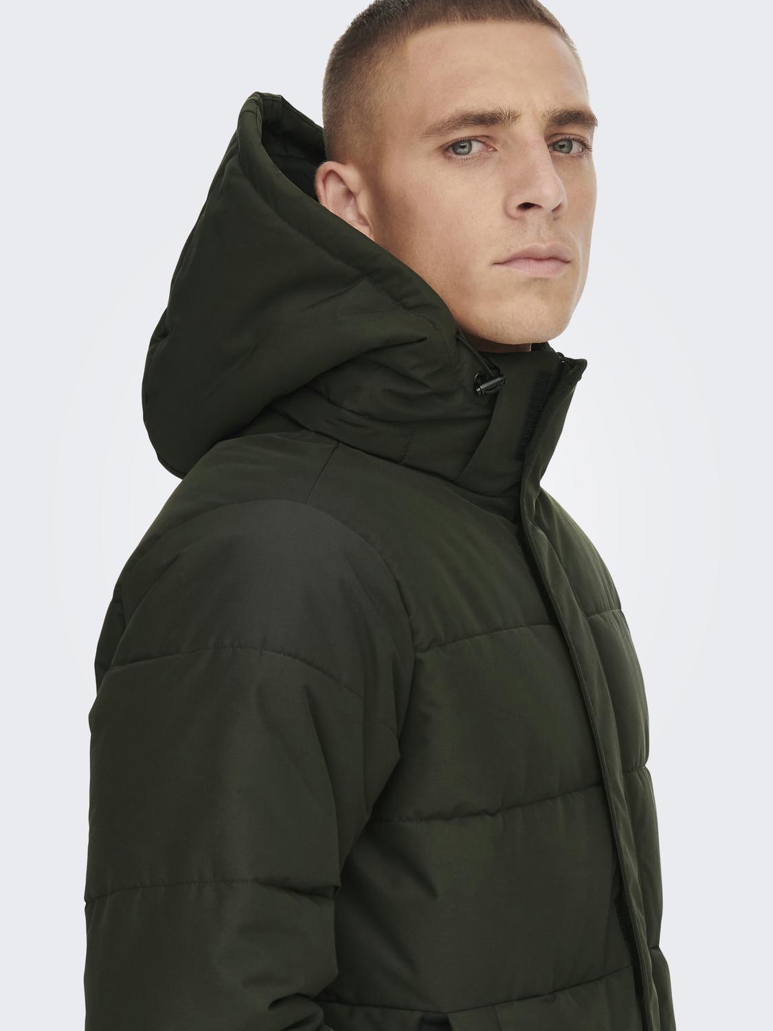 ONSCARL LIFE LONG QUILTED COAT OTW NOOS