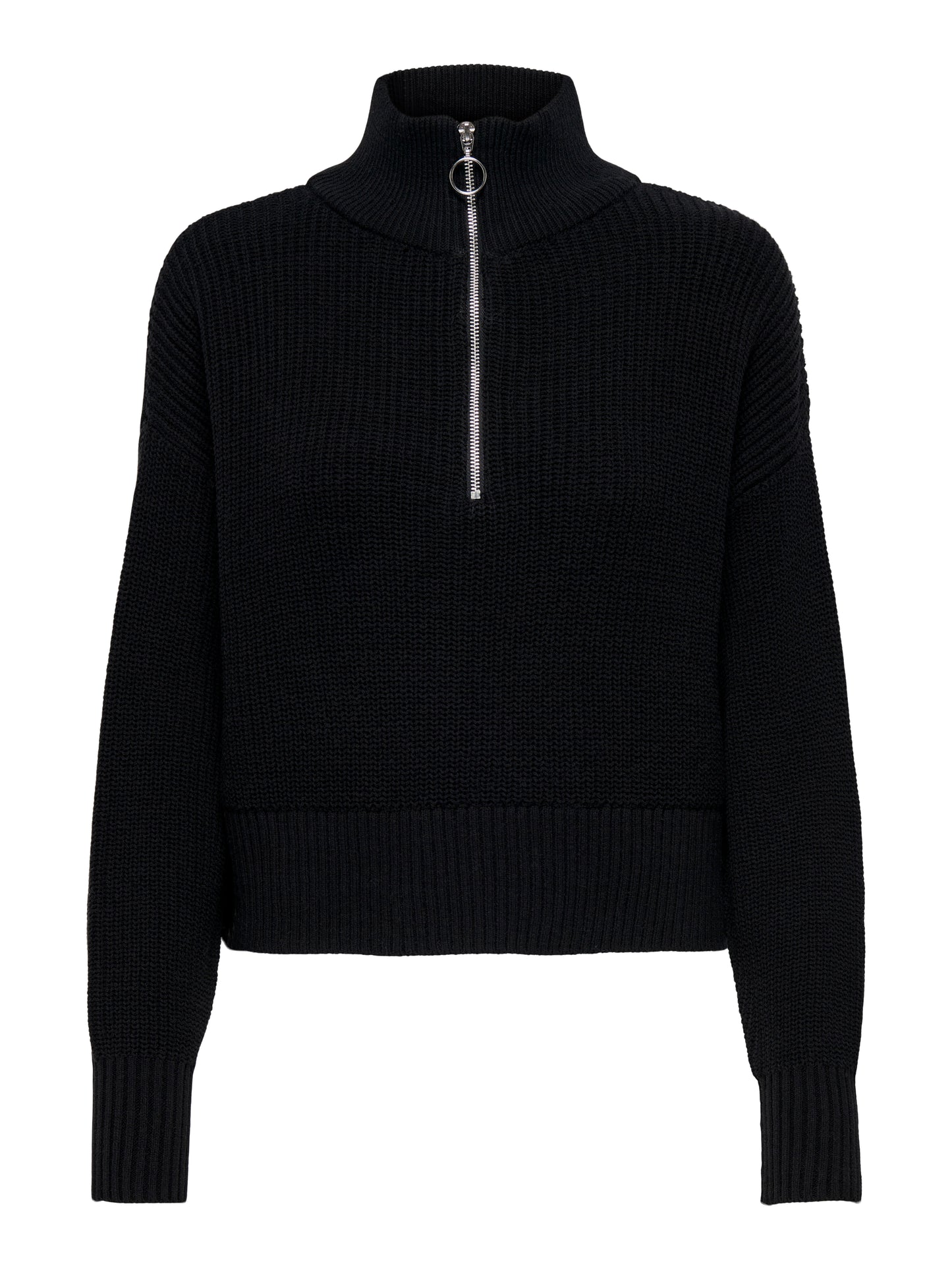 ONLFOLLY LS HIGH NECK HALF ZIP KNT