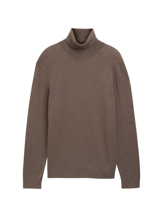 Rollkragenpullover mit Cashmere