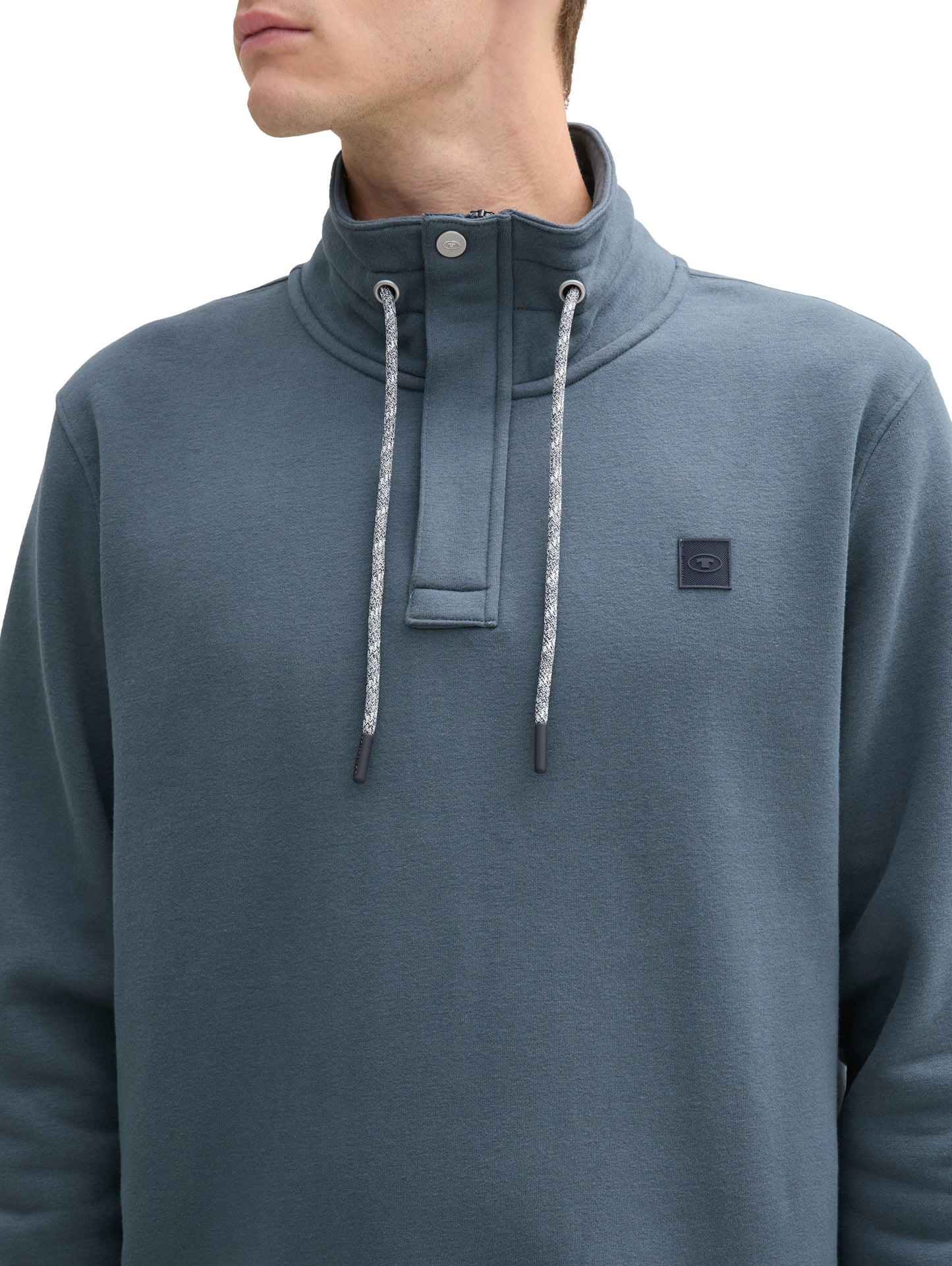 Troyer Sweatshirt mit Logo Badge