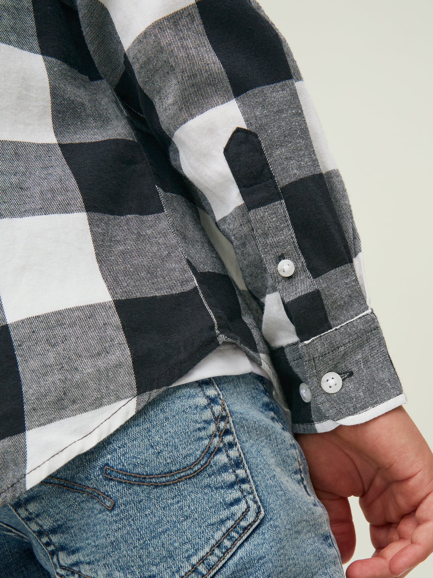 JJEGINGHAM TWILL SHIRT L/S NOOS JNR