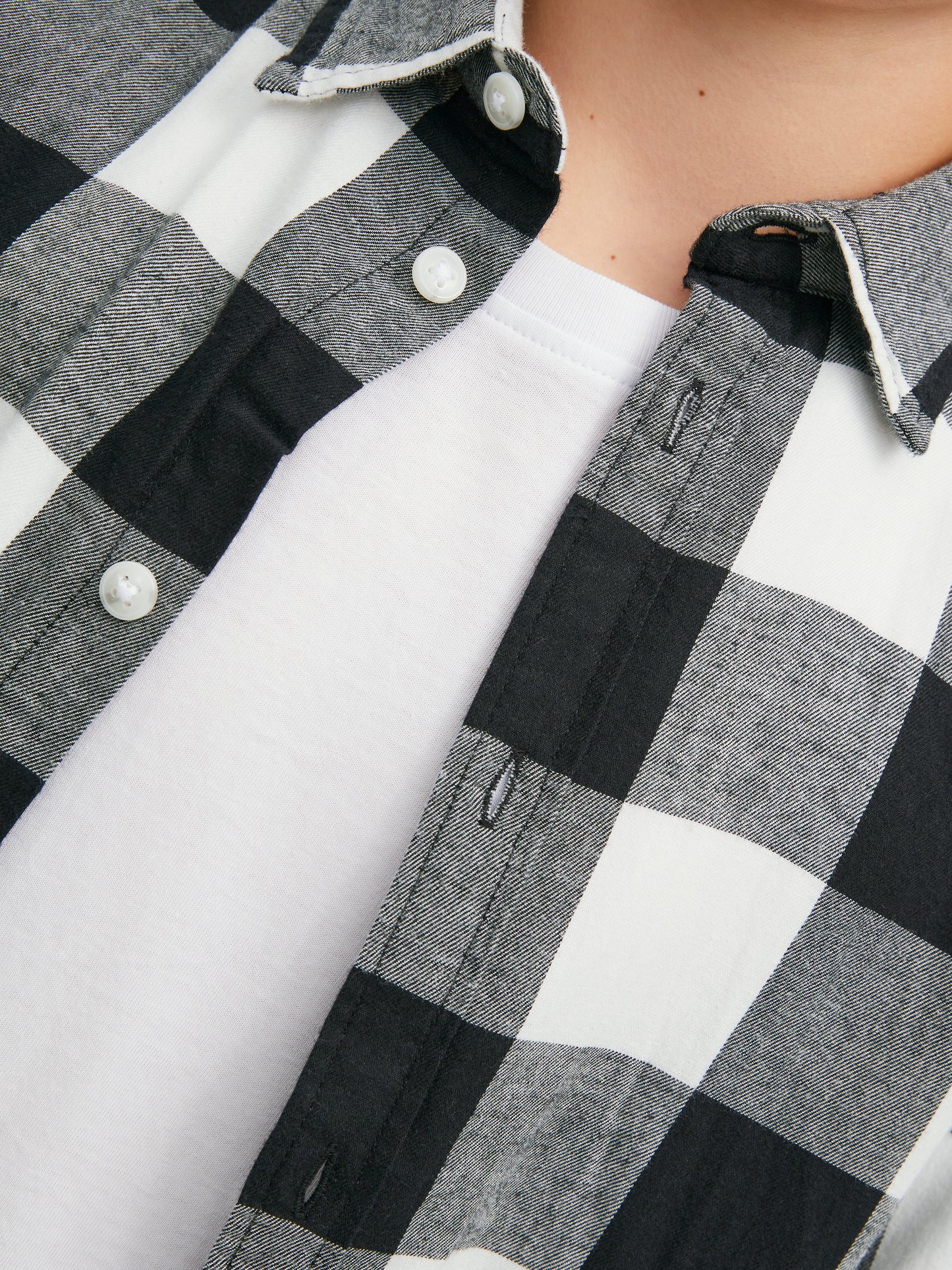 JJEGINGHAM TWILL SHIRT L/S NOOS JNR