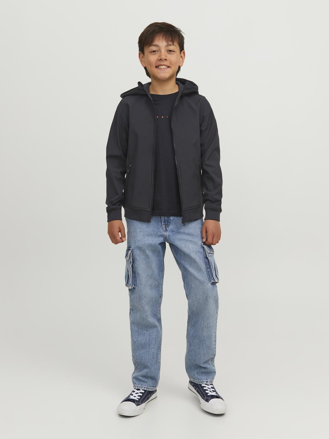 JJEBASIC SOFTSHELL HOOD NOOS JNR