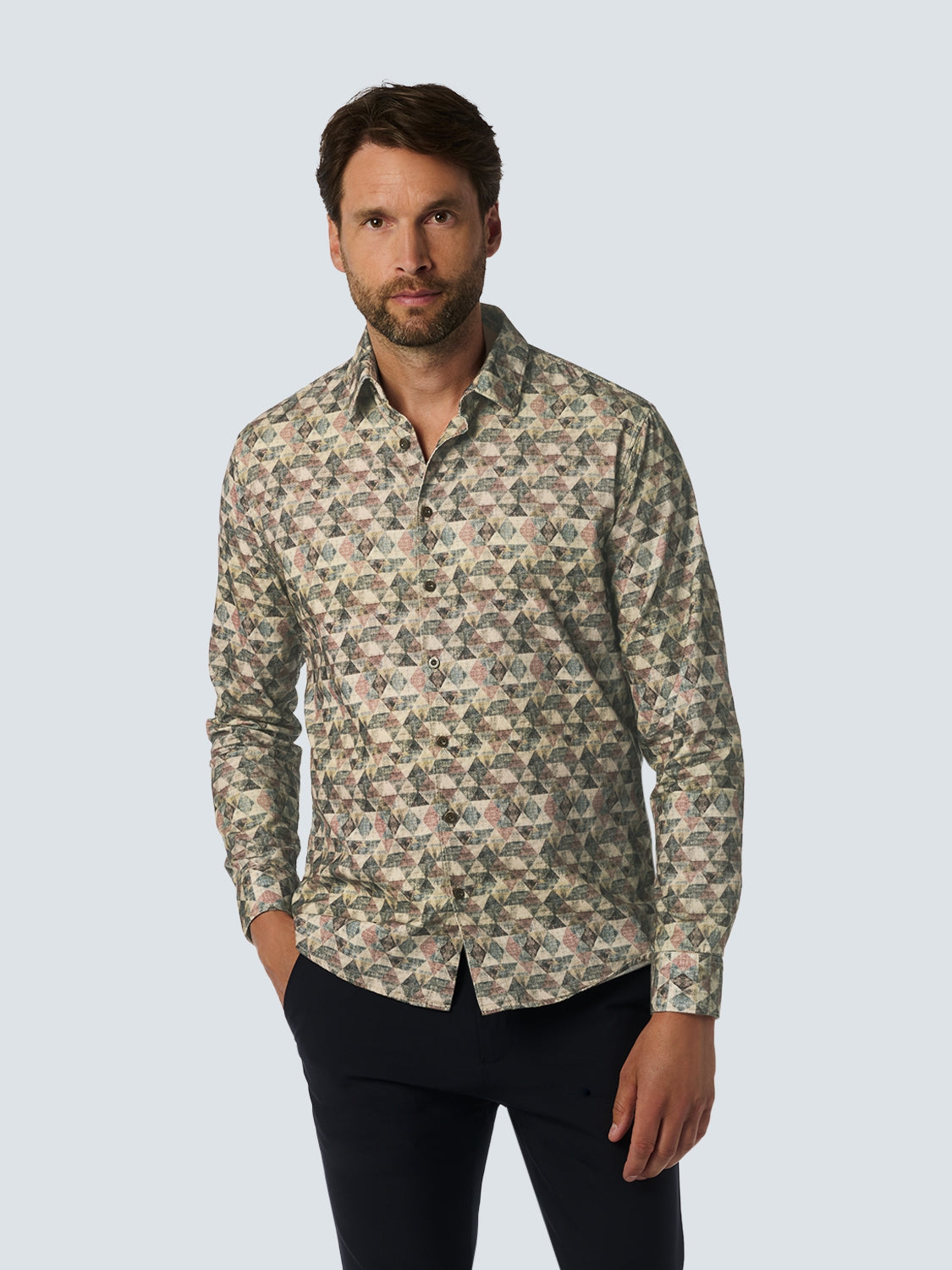 Shirt Allover Printed Corduroy