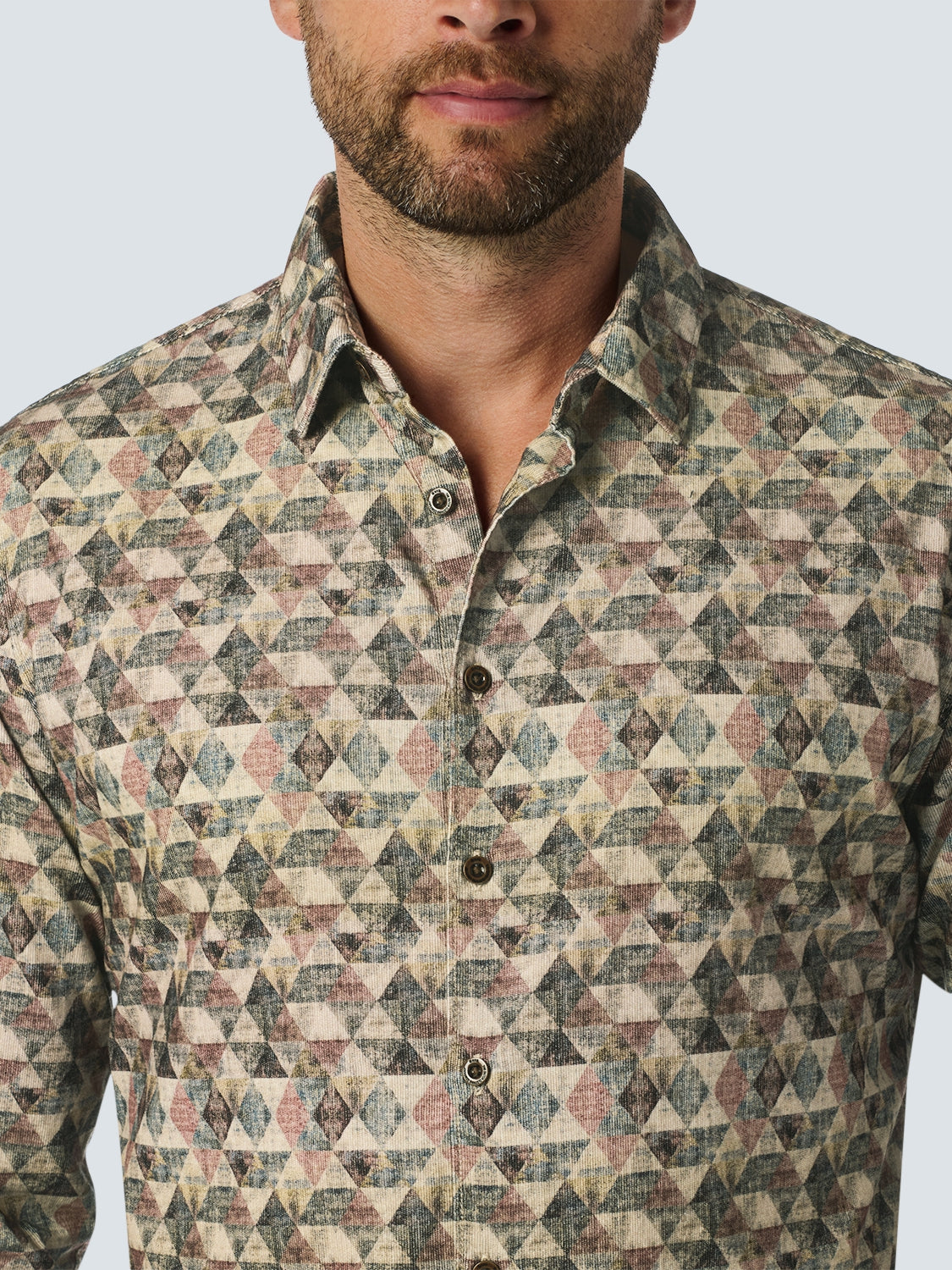 Shirt Allover Printed Corduroy