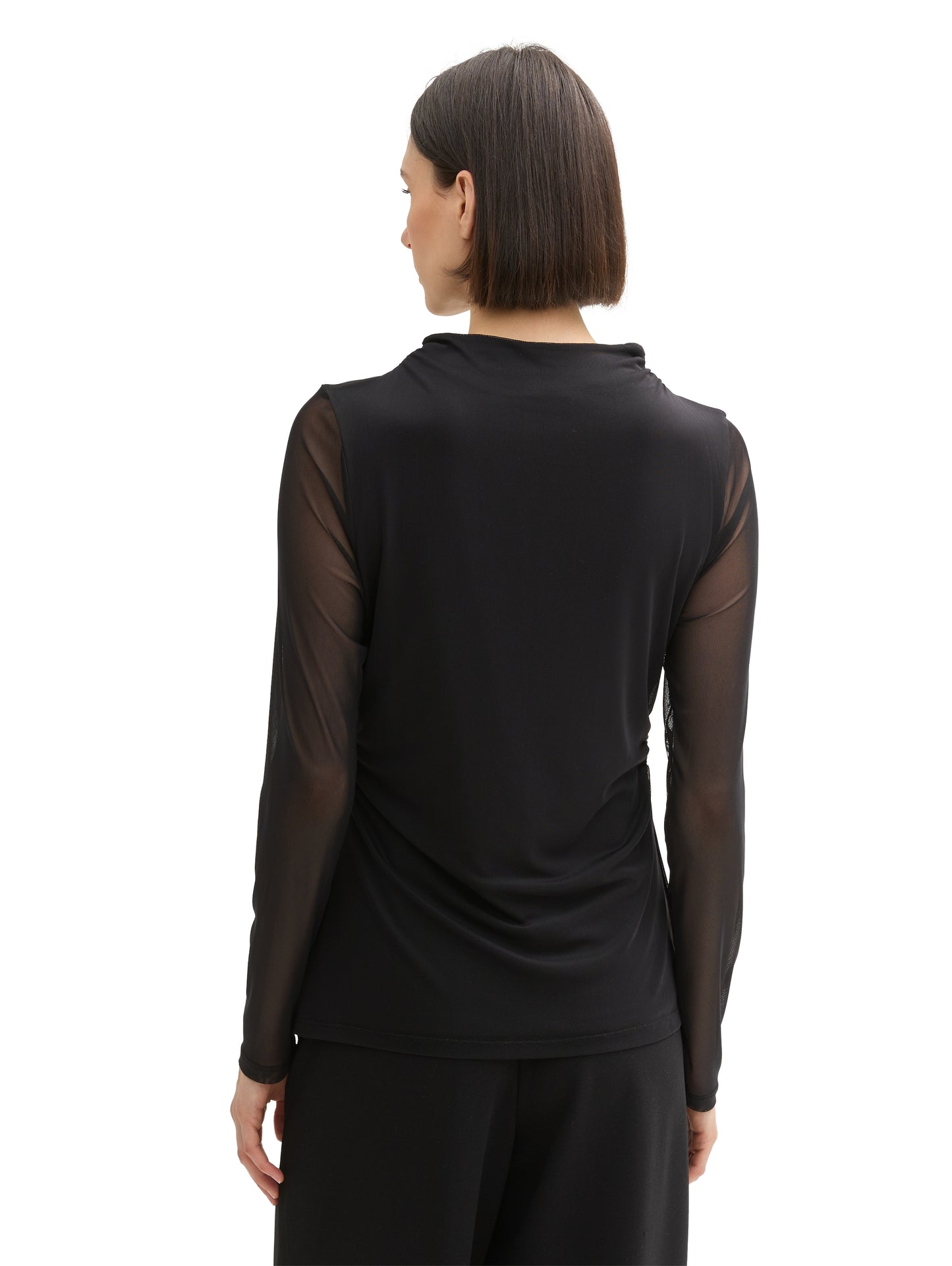 Mesh Langarmshirt