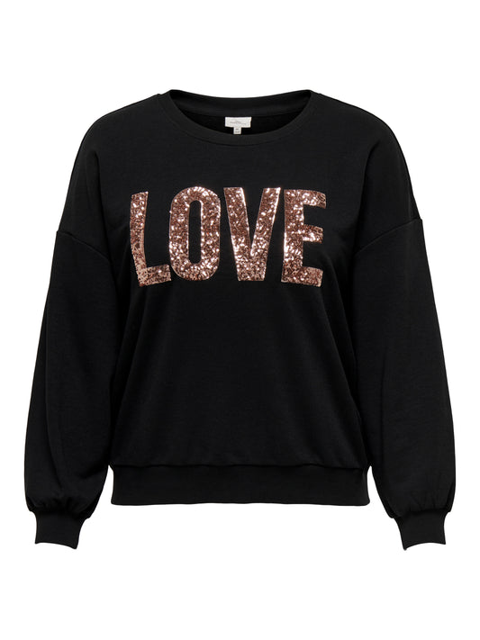 CARKATYA L/S LOVE O-NECK SWT JRS