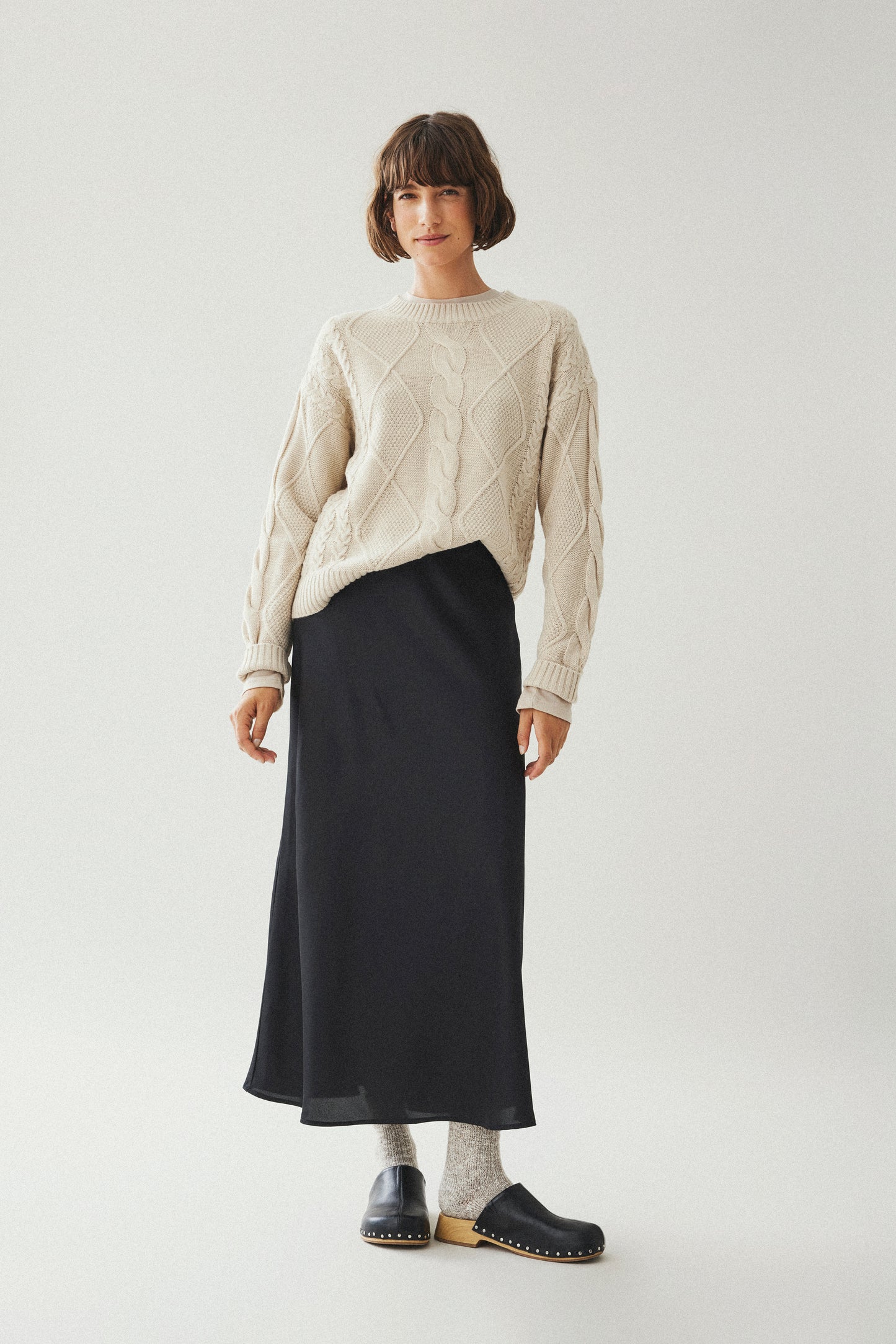 VIELLETTE HW MIDI SKIRT - NOOS