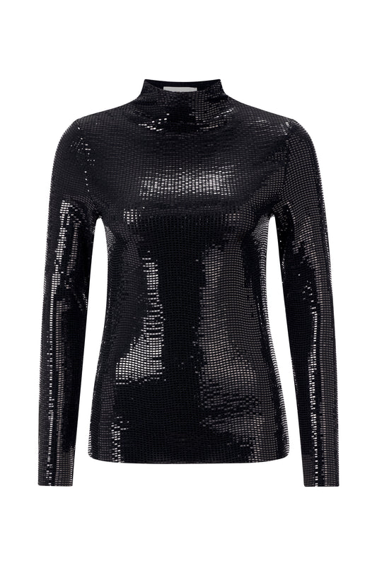 Metallic roll neck