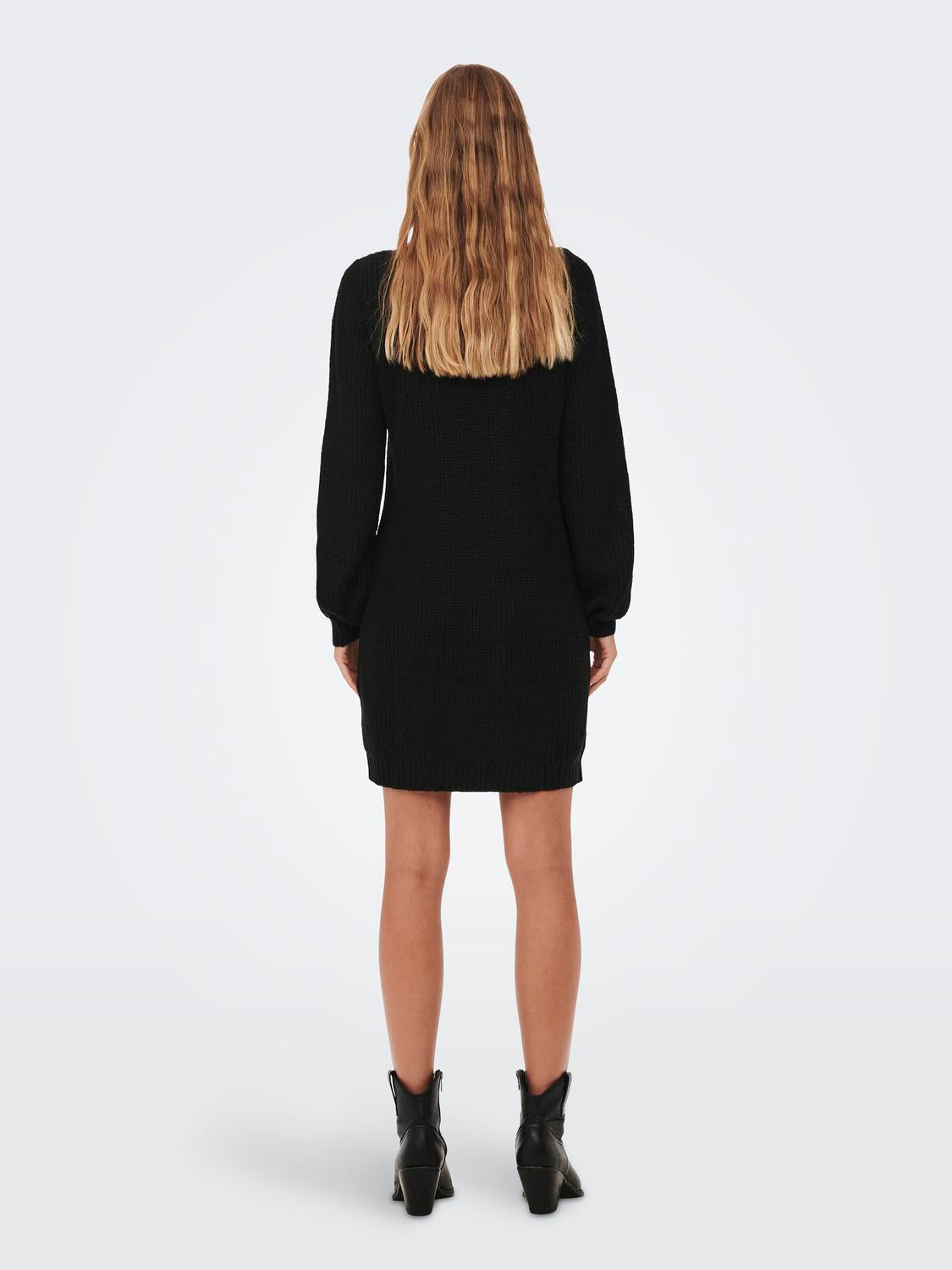 JDYWHITNEY MEGAN L/S BOAT DRESS KNT NOOS