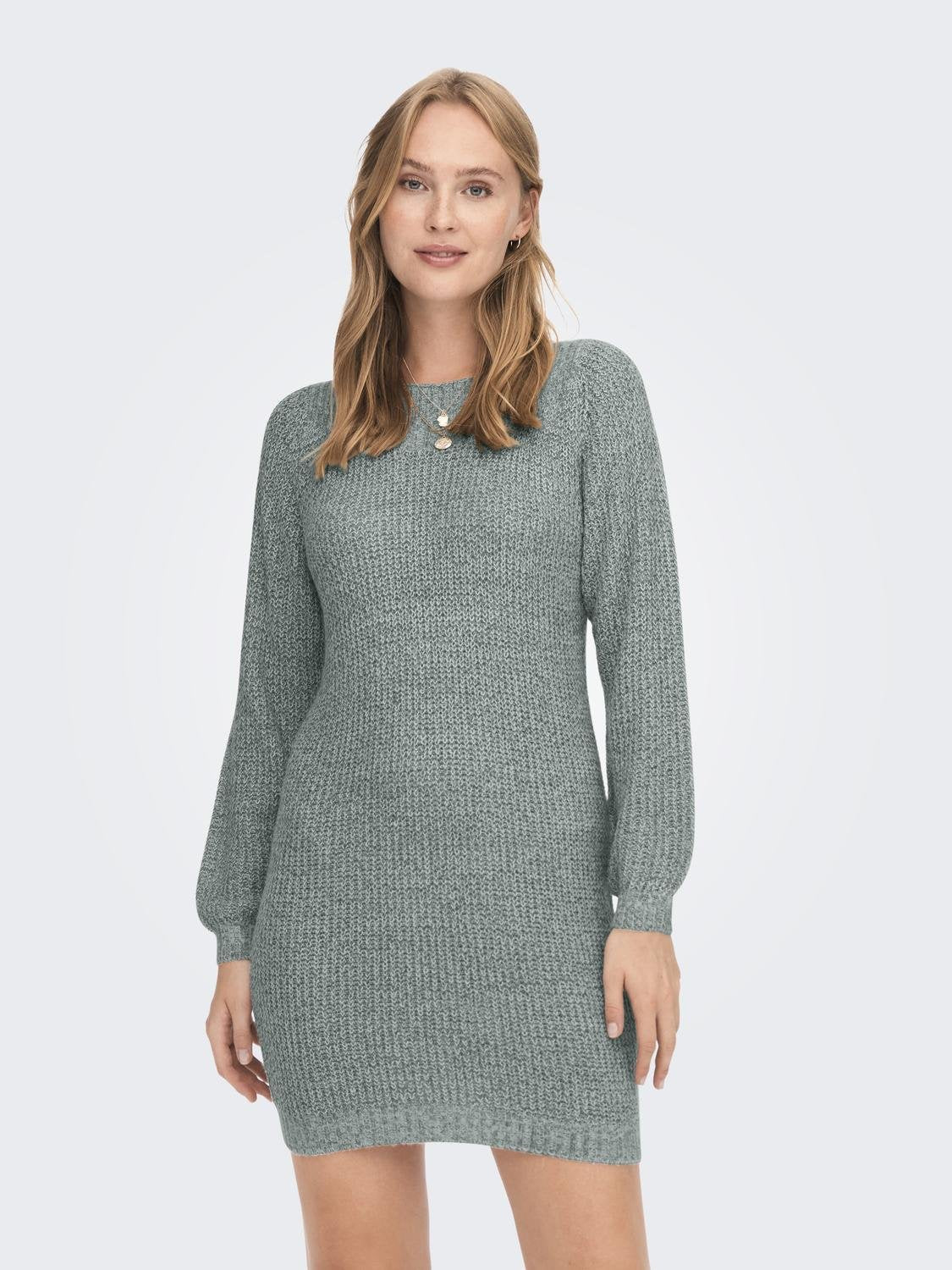 JDYWHITNEY MEGAN L/S BOAT DRESS KNT NOOS