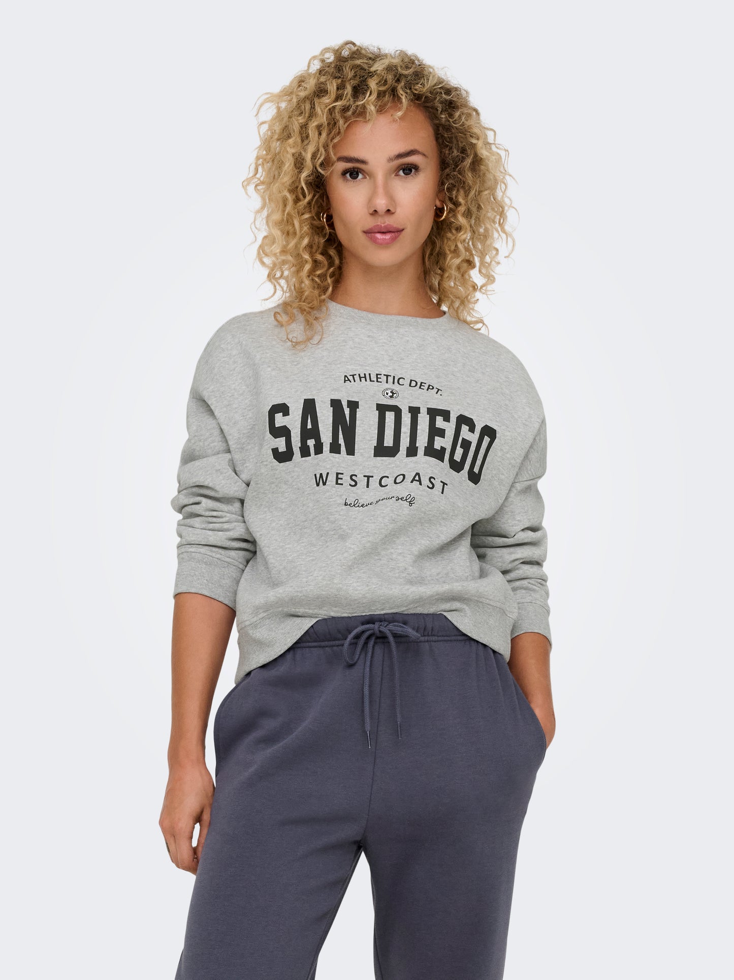 ONLSWEAT L/S CREW OVERSIZE STATE SWT