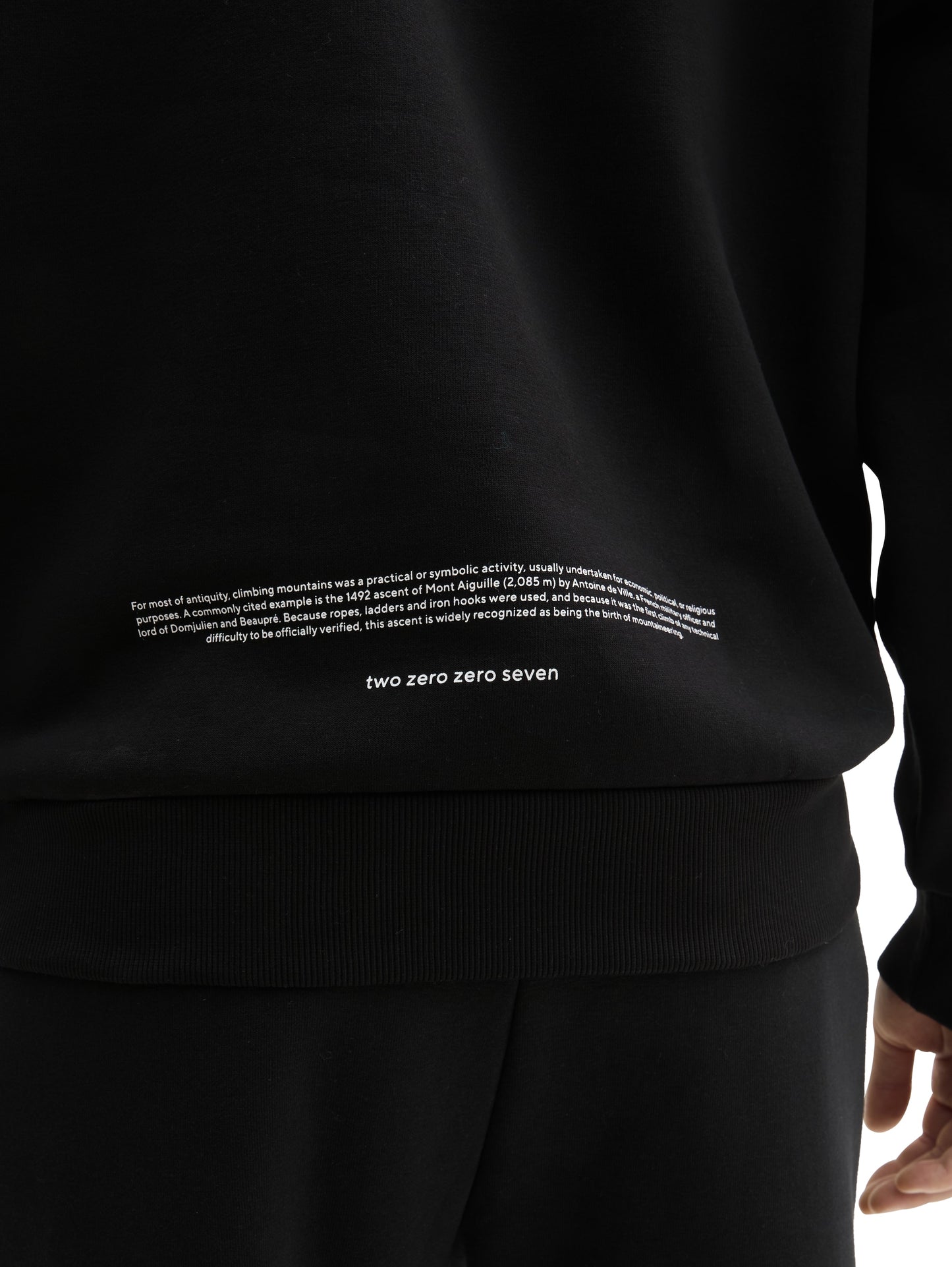 Relaxed Sweatshirt mit Textprint