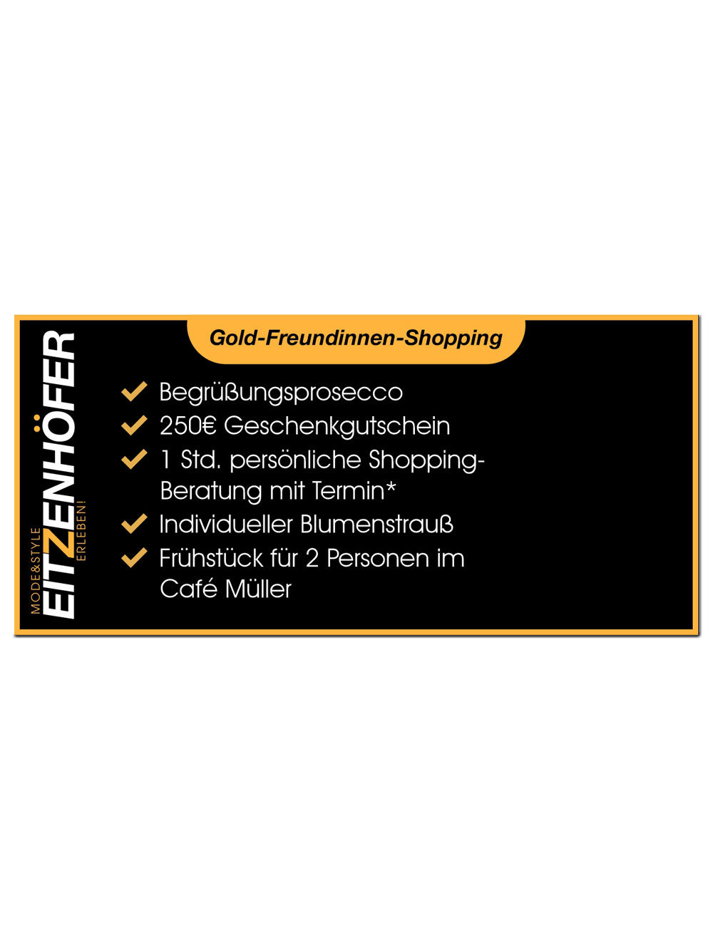 Freundinnen-Shopping Gold