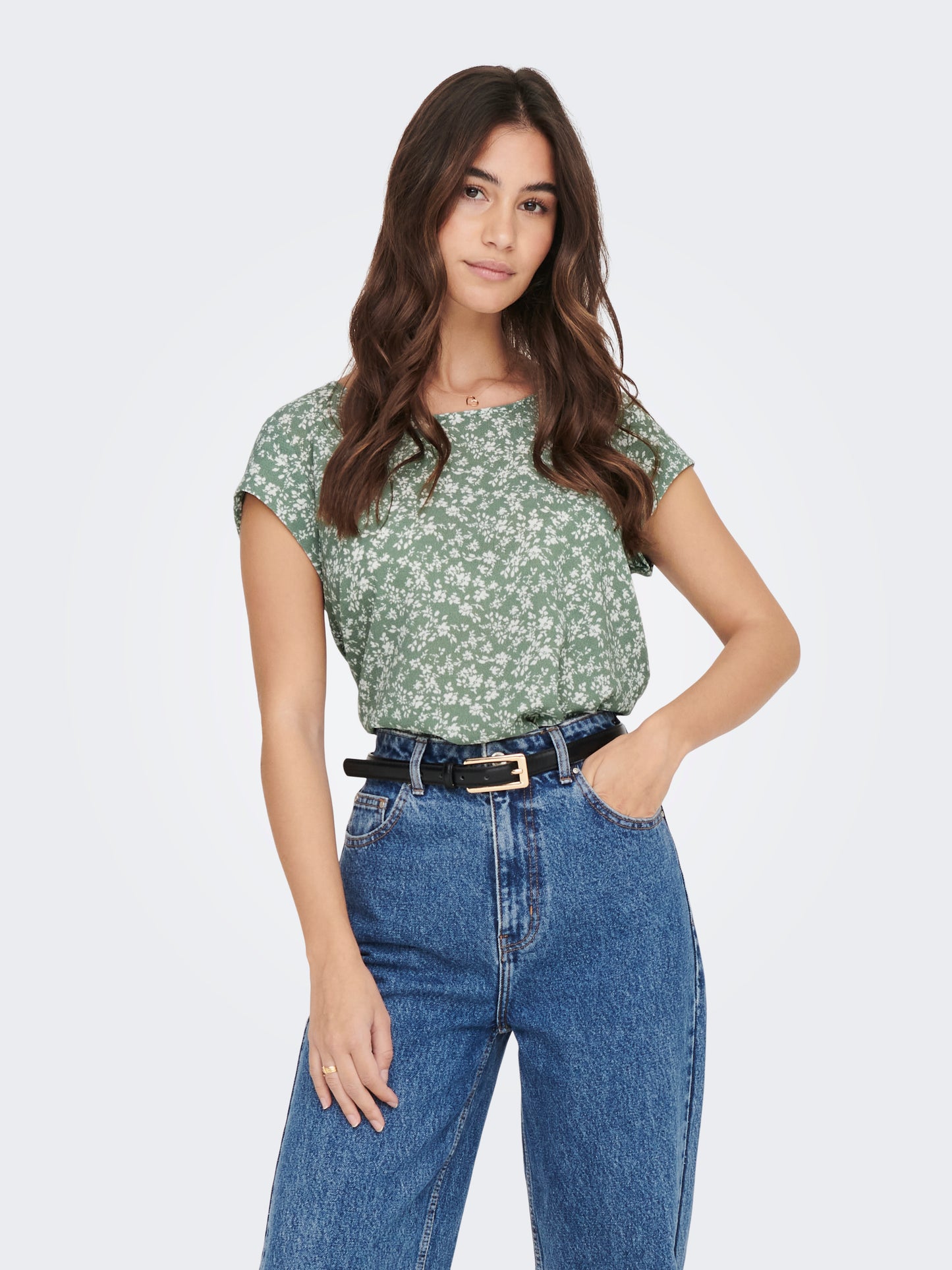 ONLVIC S/S AOP TOP NOOS WVN