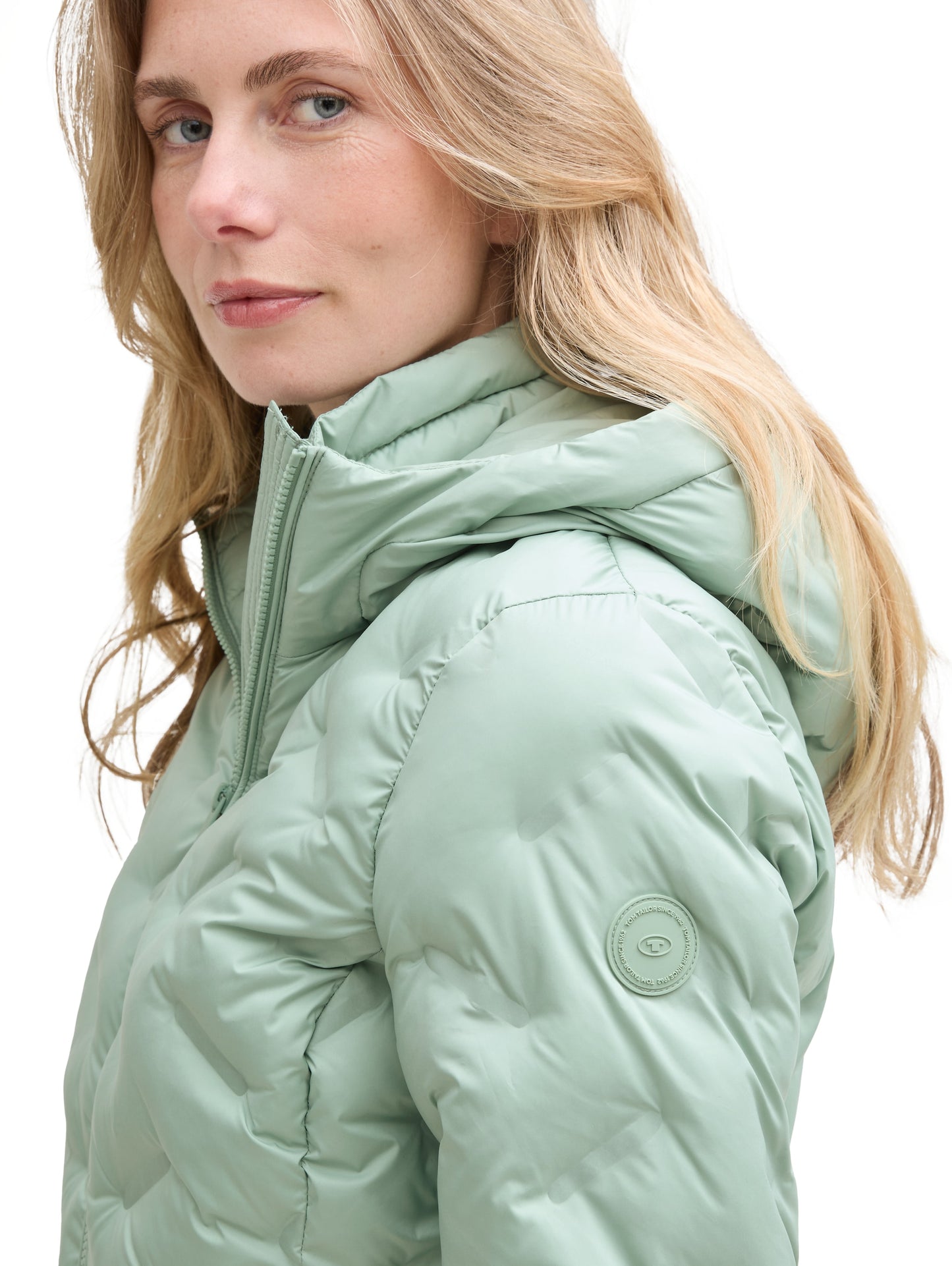 Hybrid Steppjacke mit Kapuze