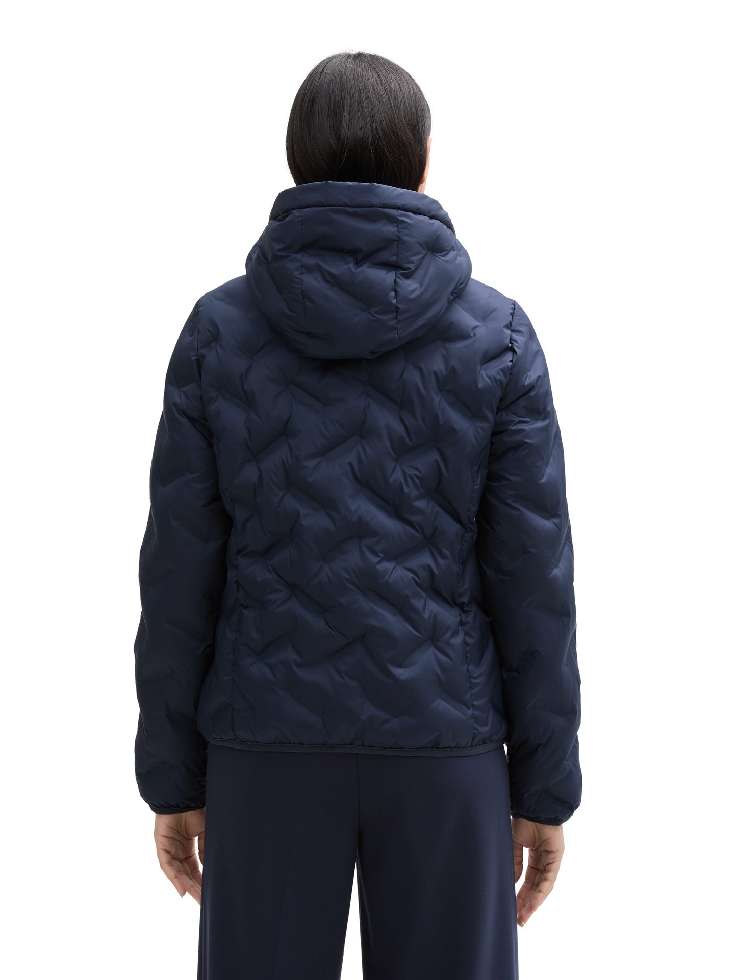 Hybrid Steppjacke mit Kapuze