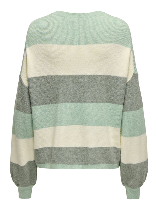 ONLATIA L/S STRIPE PULLOVER KNT NOOS