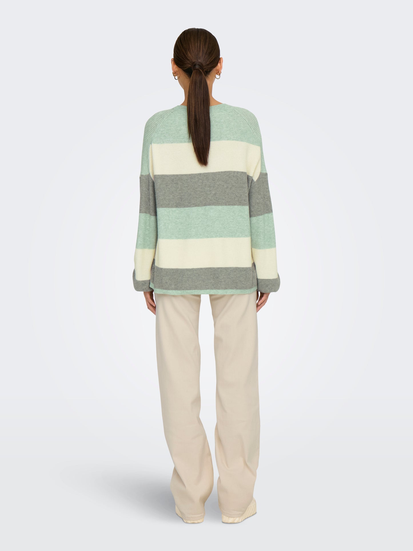 ONLATIA L/S STRIPE PULLOVER KNT NOOS