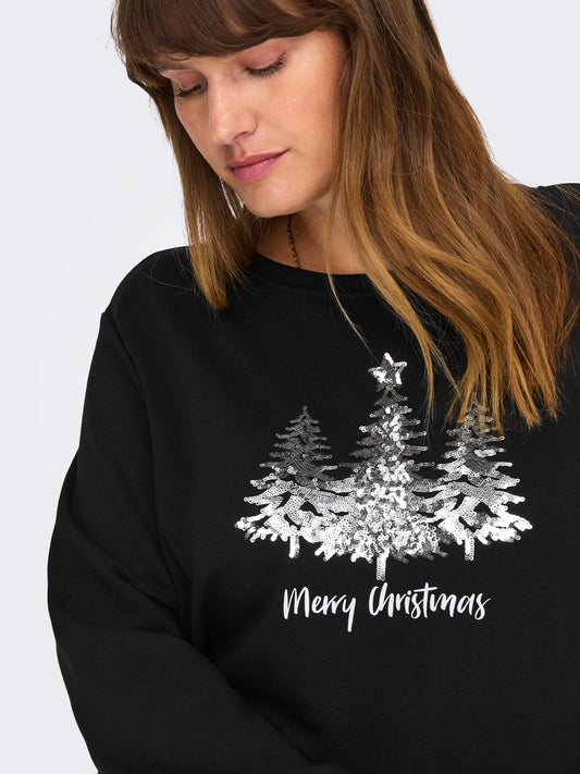 CARXMAS LS O-NECK SWEAT JRS