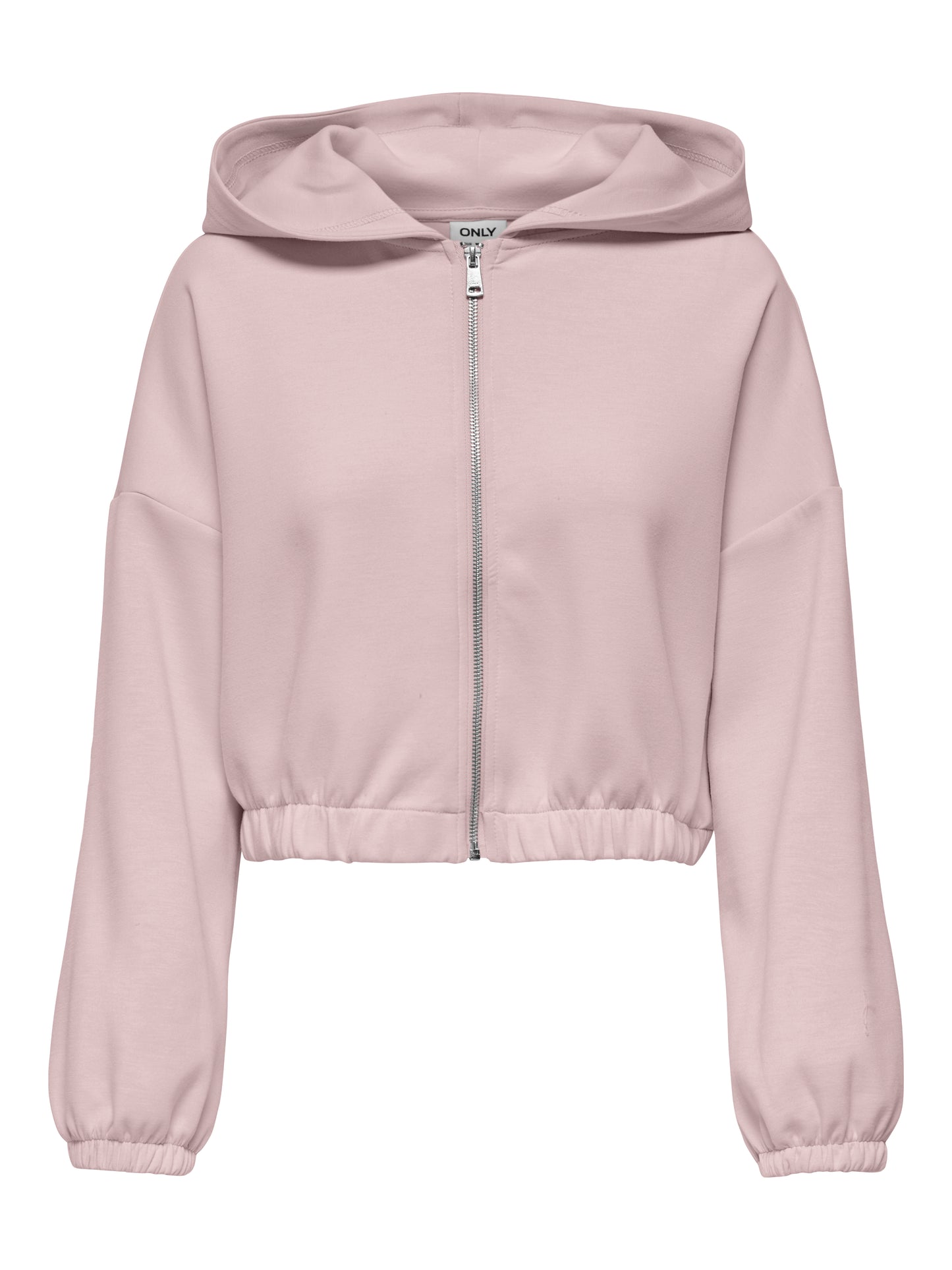 ONLSCARLETT LS ELASTIC ZIP HOOD SWT NOOS