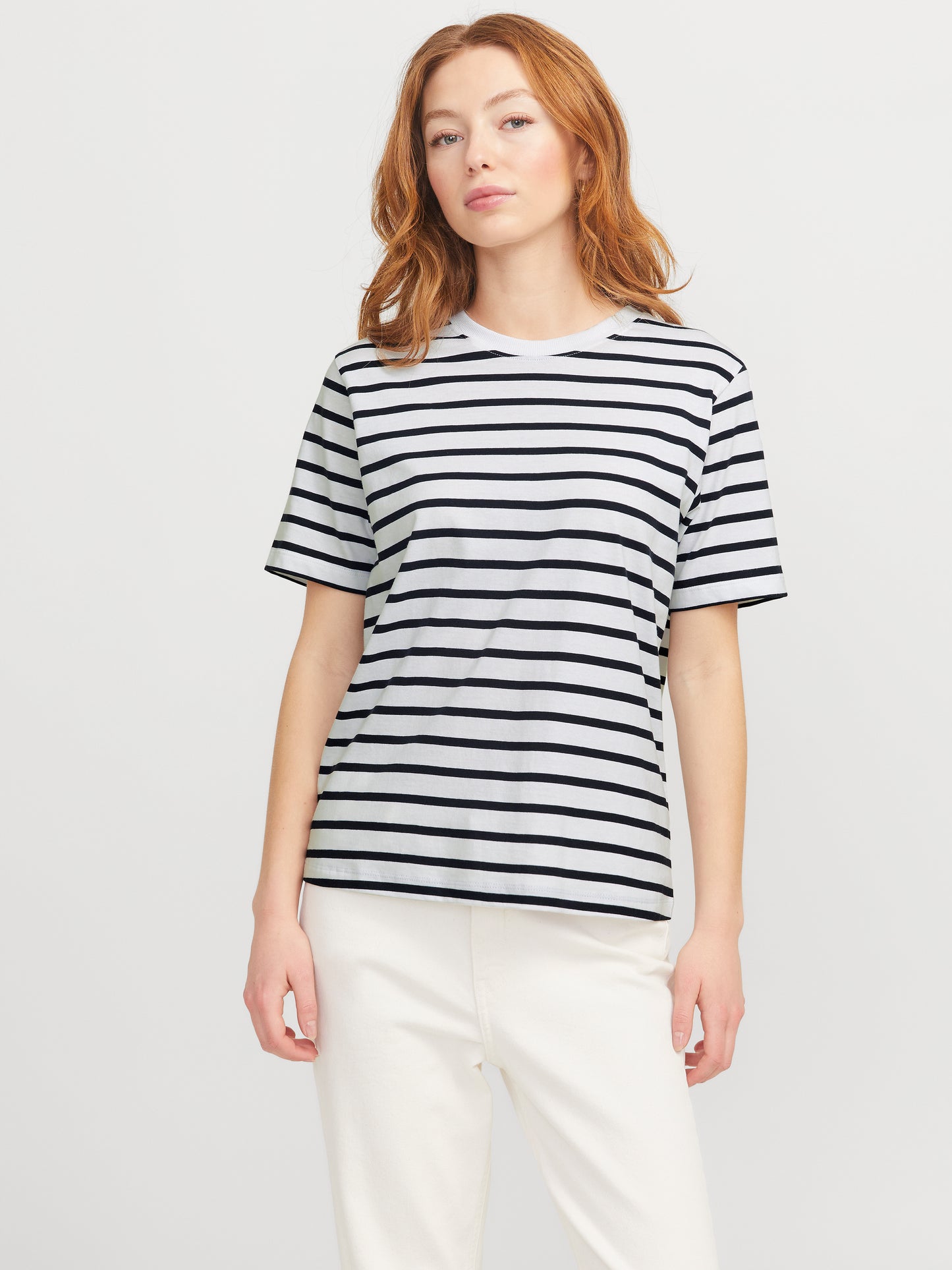 JXANNA SS REGULAR EVERY STRIPE TEE JRS