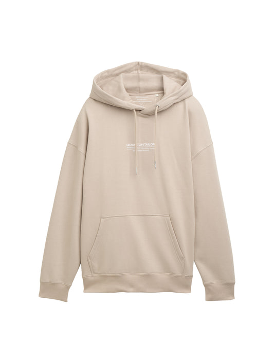 Relaxed Hoodie Sweatshirt mit Logo Print