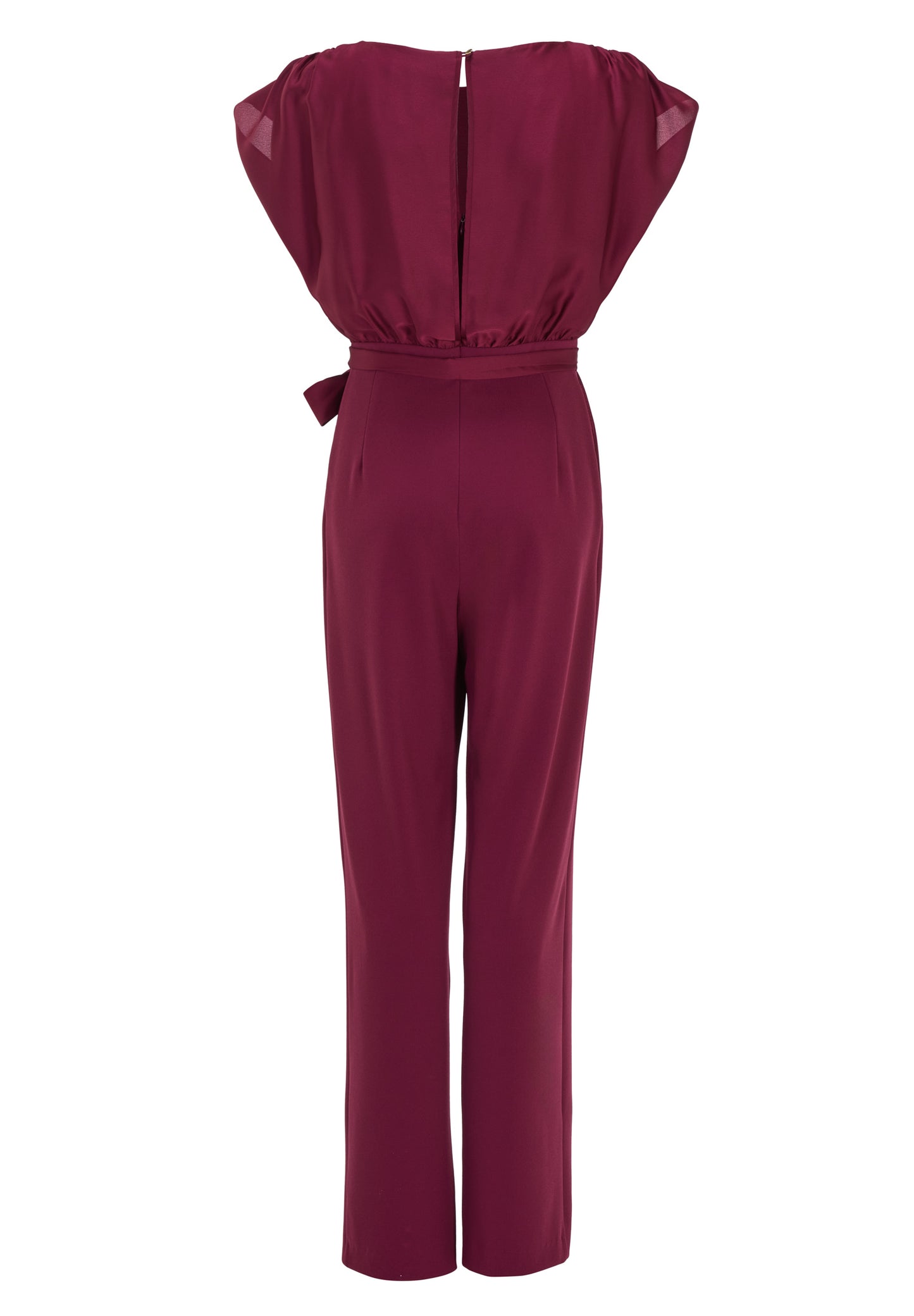 Jumpsuit aus Material-Mix