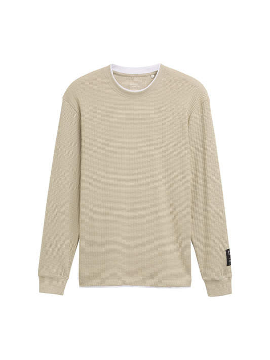 2-in-1 Langarmshirt