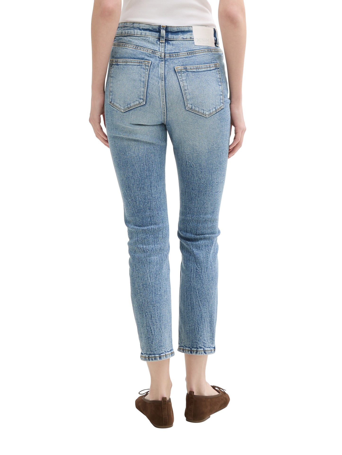 High Waist Lotte Slim Straight Jeans