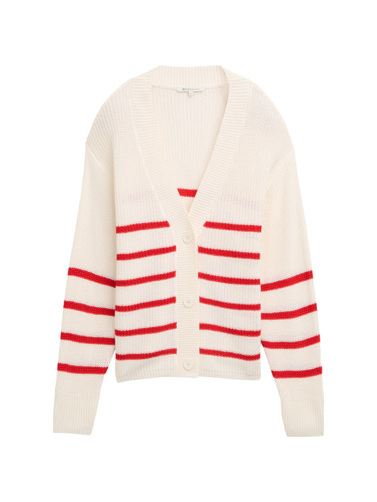 Strick Cardigan mit V-Ausschnitt