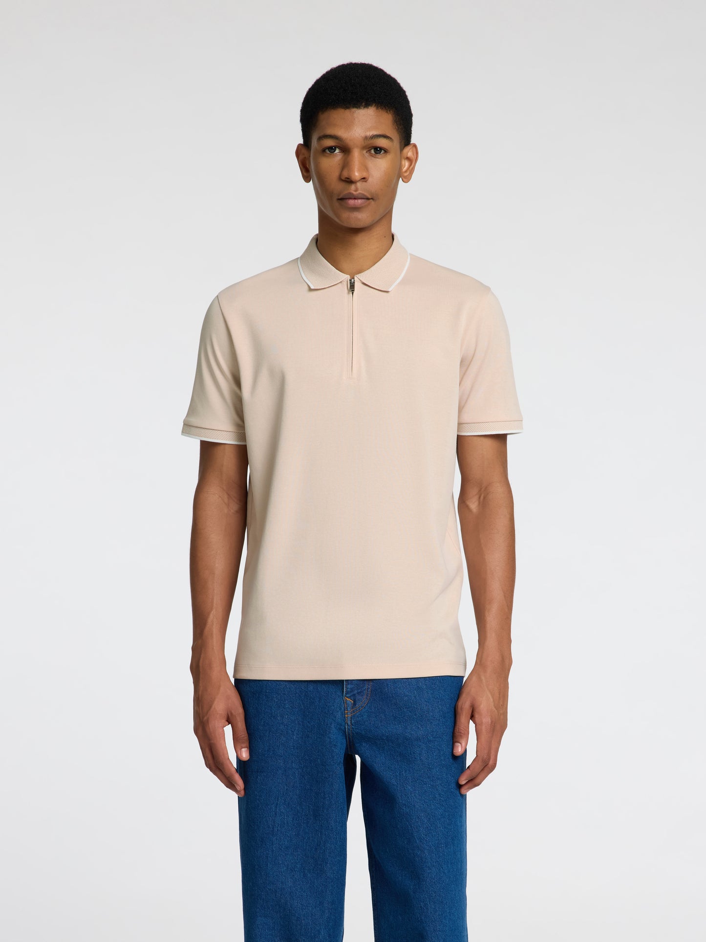 SLHFAVE SPORT ZIP SS POLO NOOS