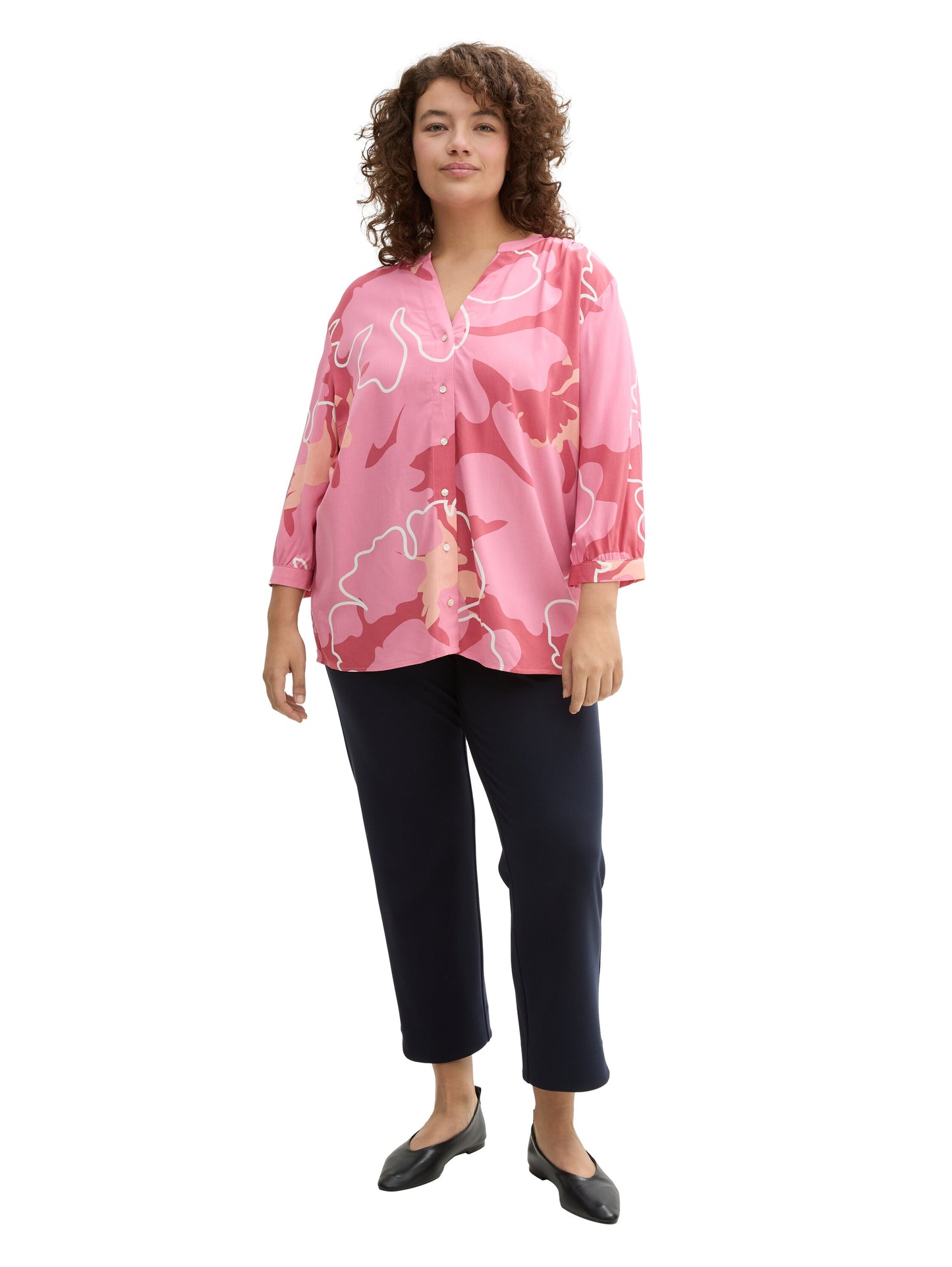 Plus Size - Bluse mit Muster