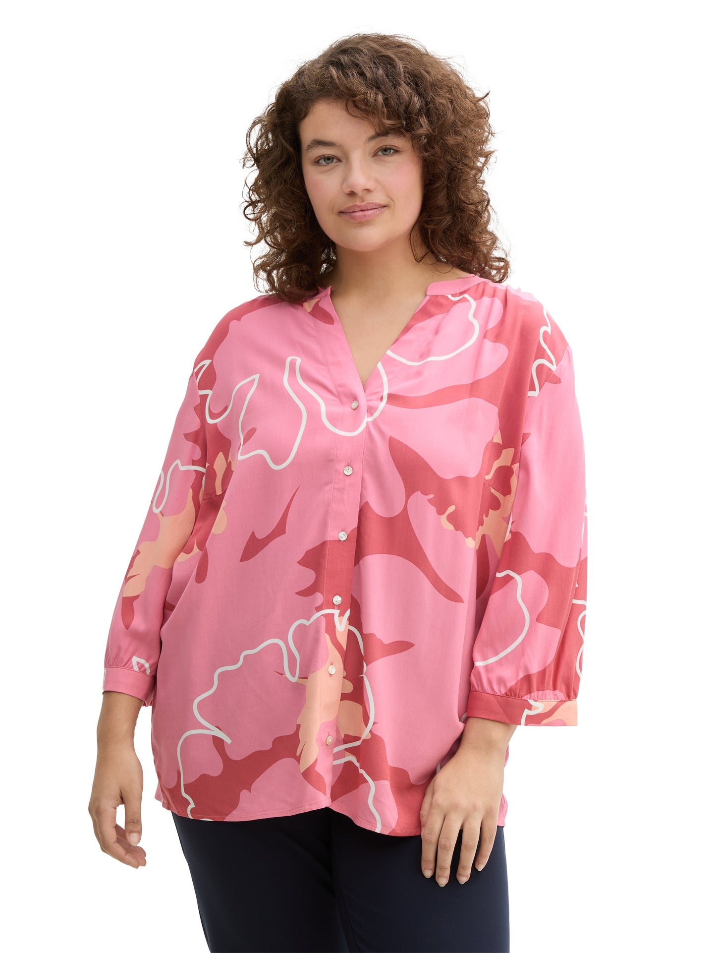 Plus Size - Bluse mit Muster