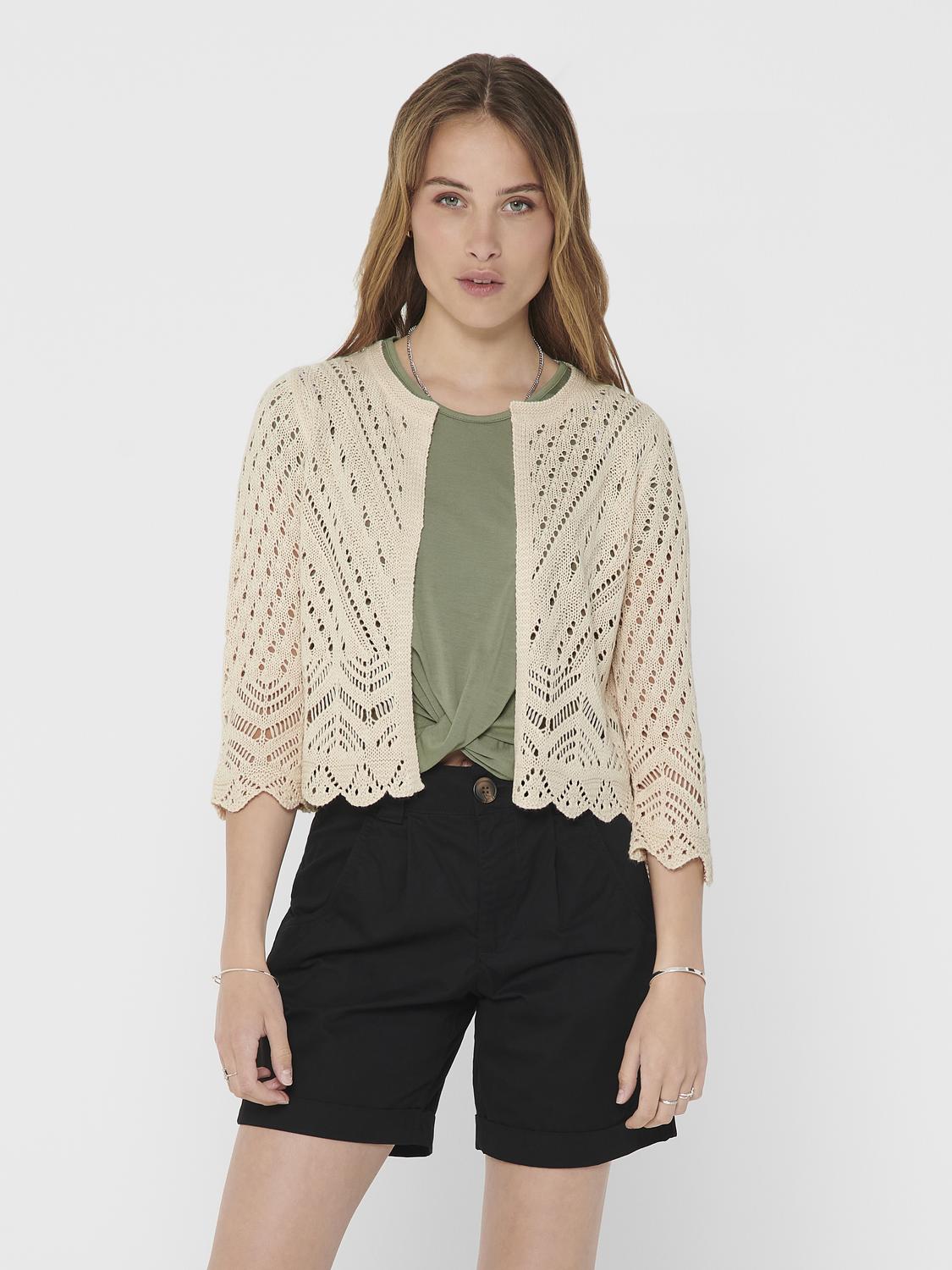 JDYSUN 3/4 CROPPED CARDIGAN KNT NOOS