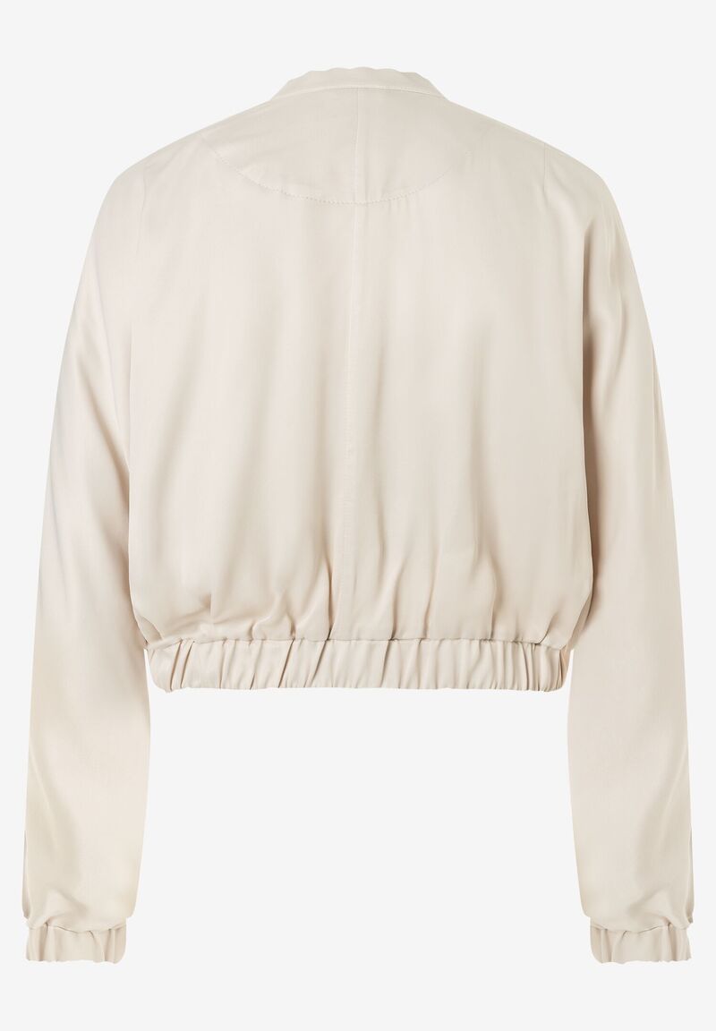 Satin-Blouson  powder creme  Frühjahrs-Kollektion