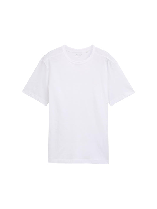 Basic T-Shirt aus Baumwolle