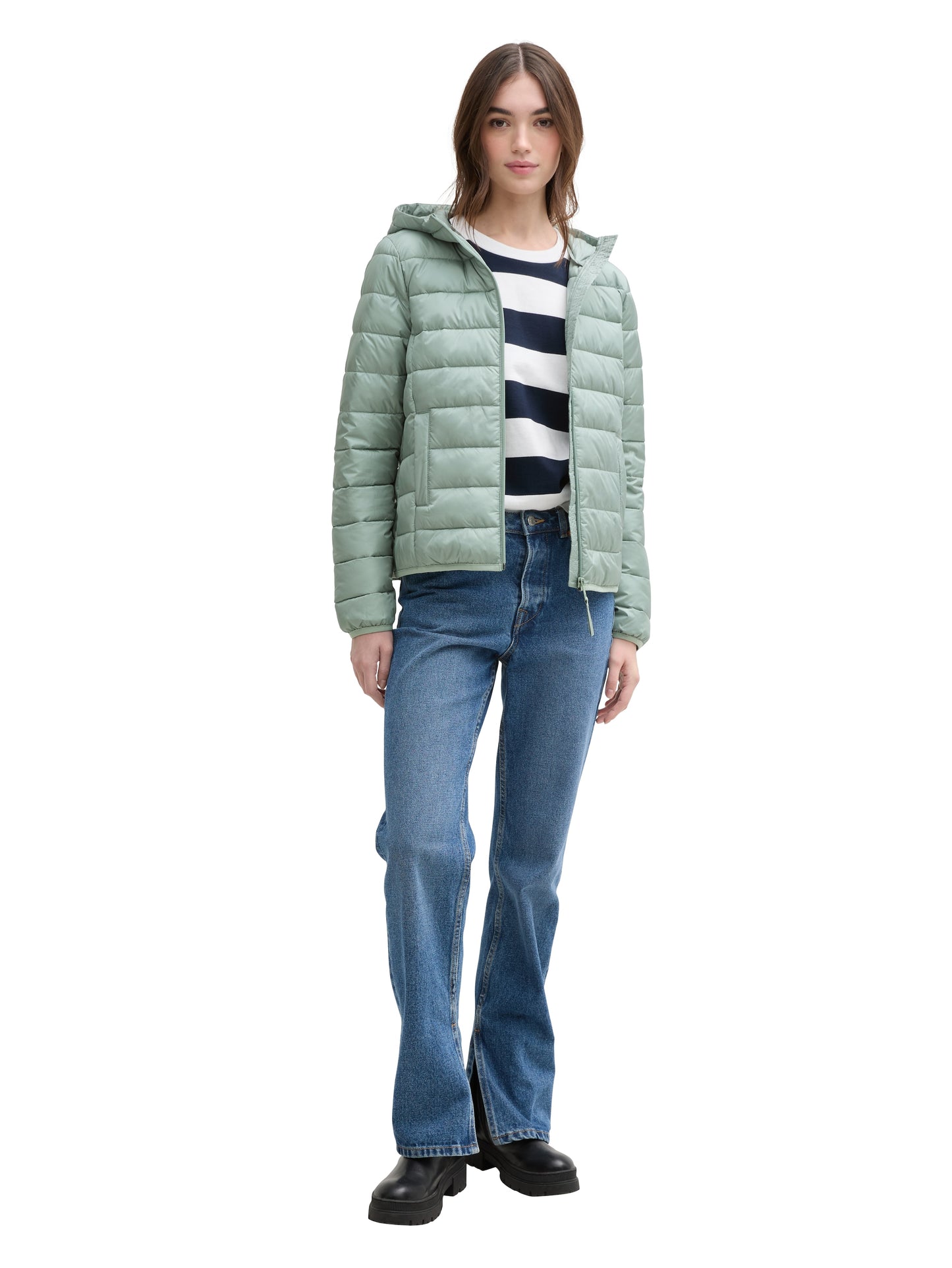 Lightweight Steppjacke mit Kapuze