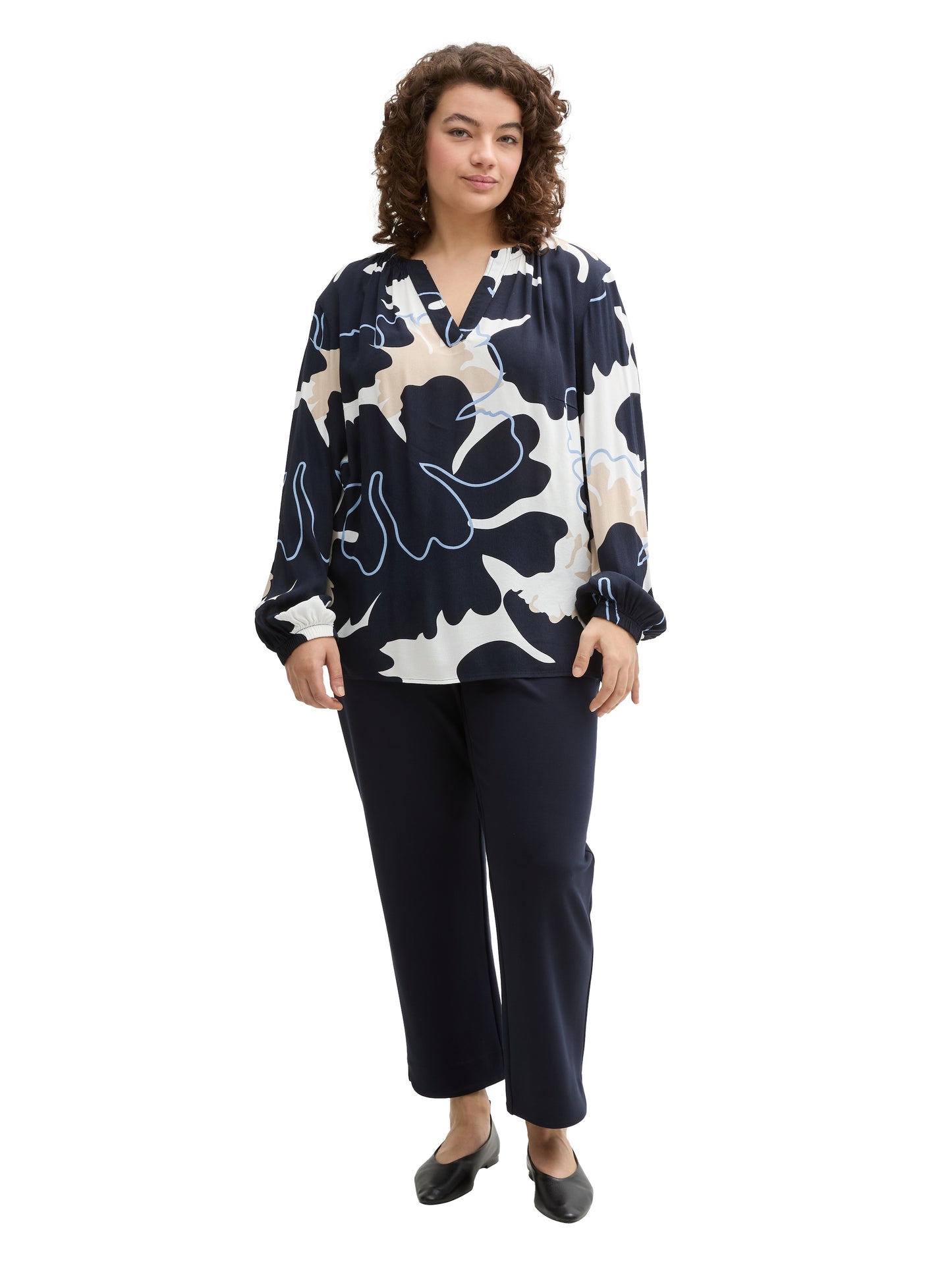 Plus Size - Bluse mit Muster