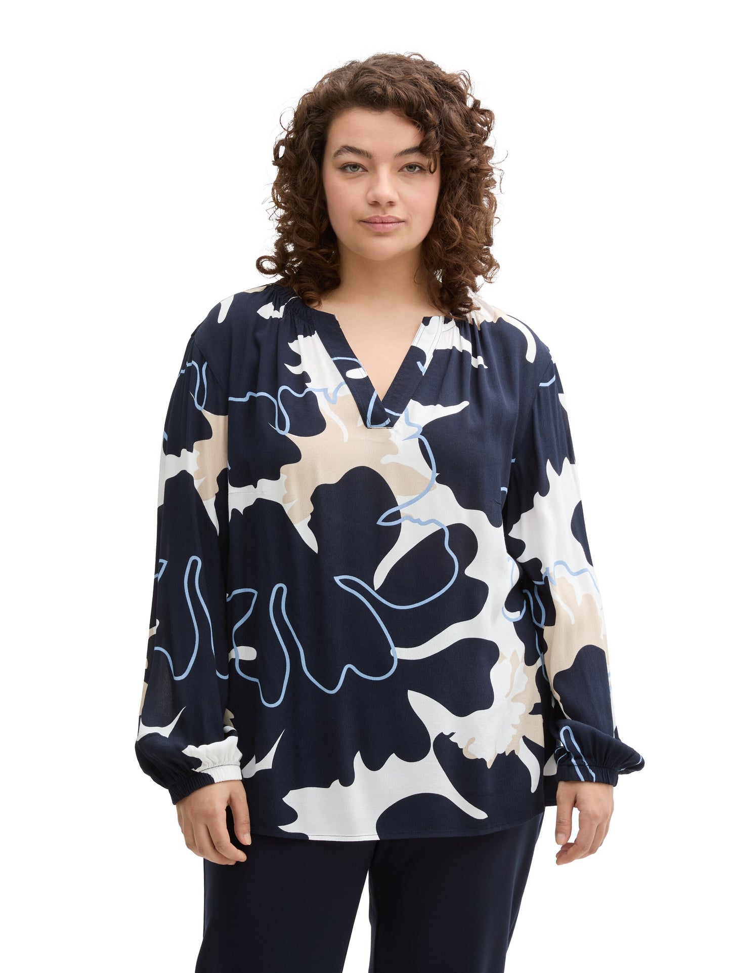 Plus Size - Bluse mit Muster